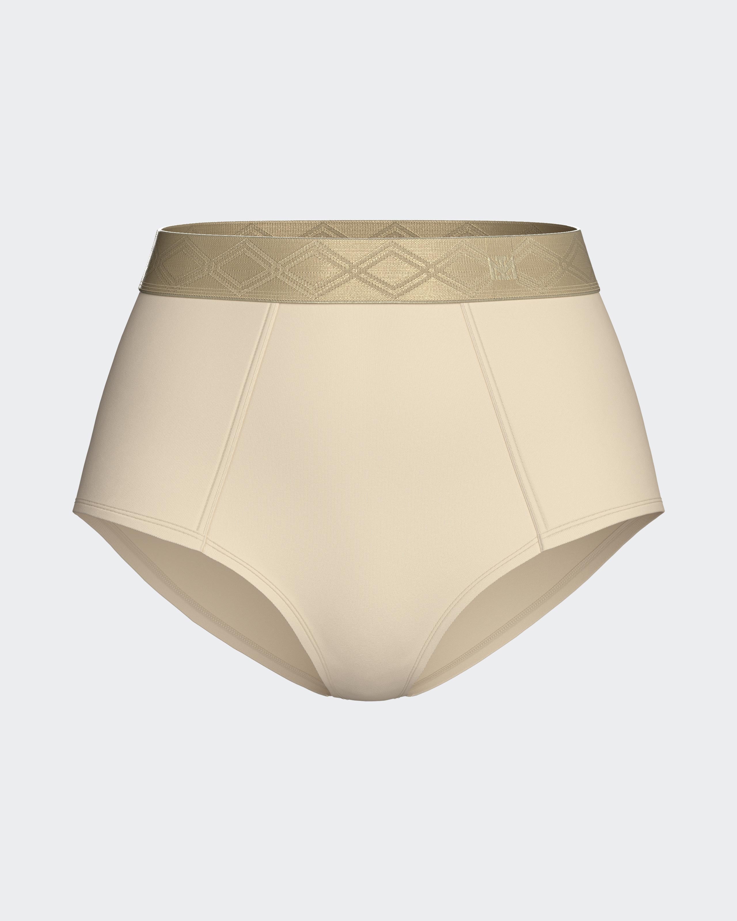 Cueca com cintura elástica em Lyocell