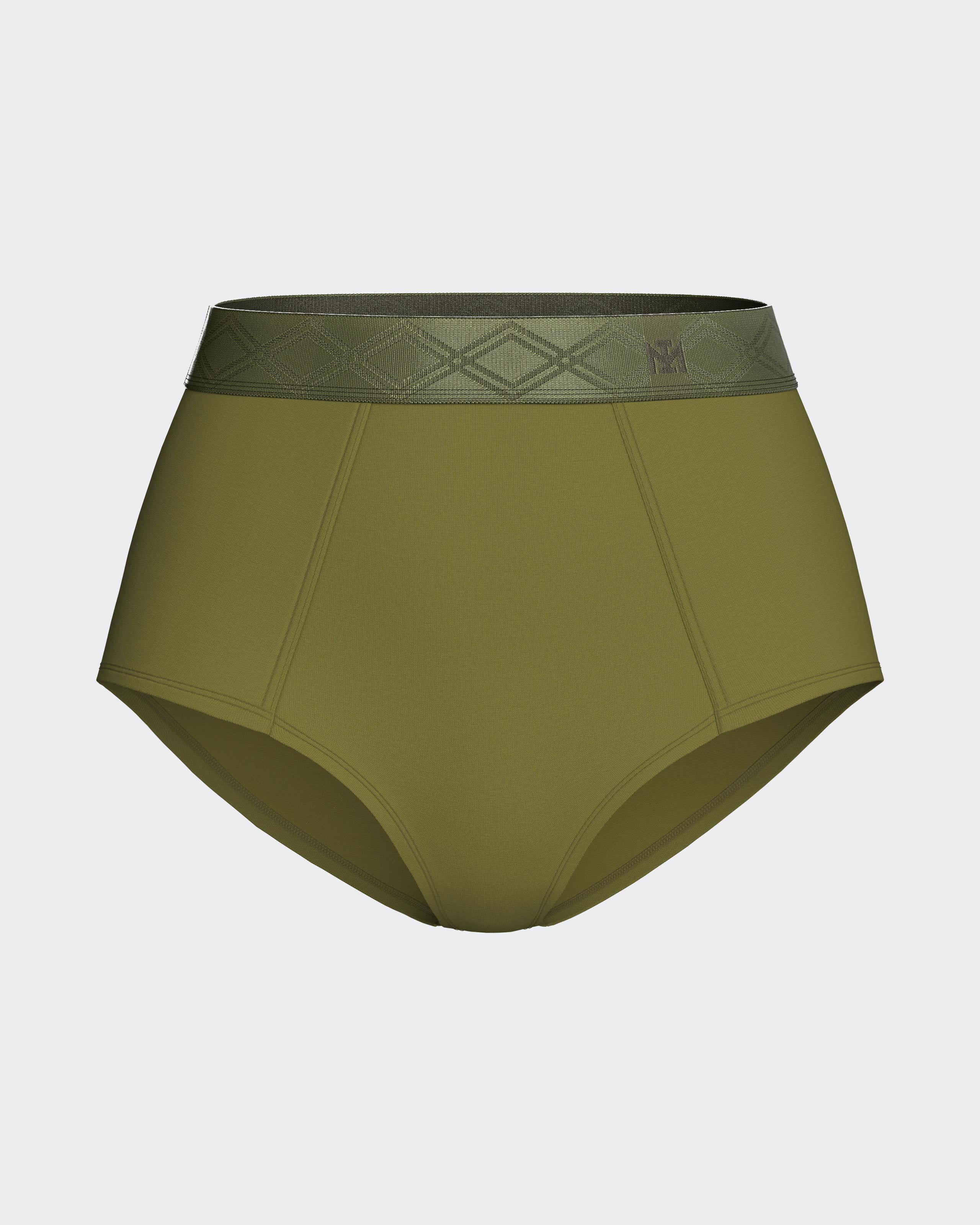 Panties with elasticated waistband in Lyocell