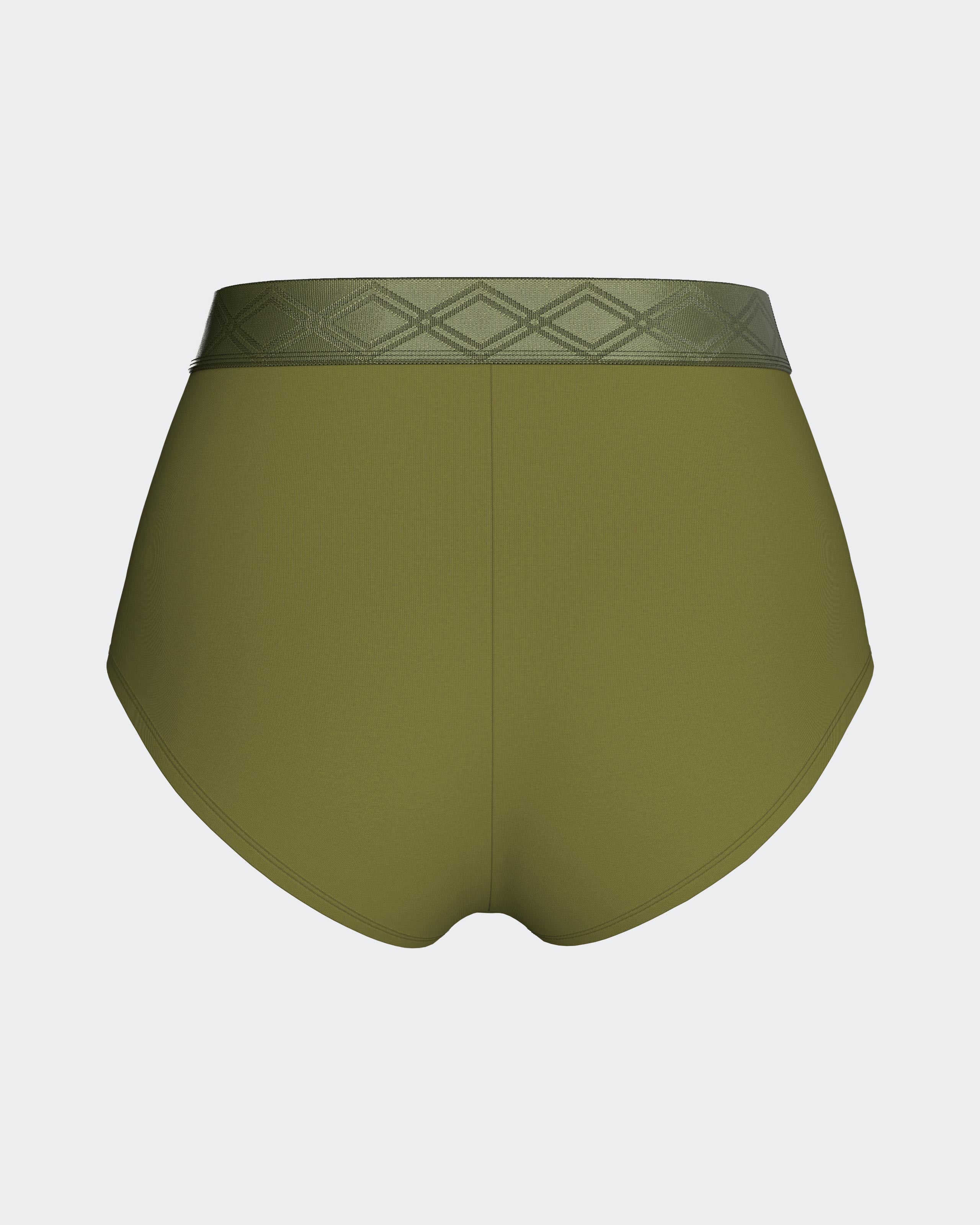 Panties with elasticated waistband in Lyocell