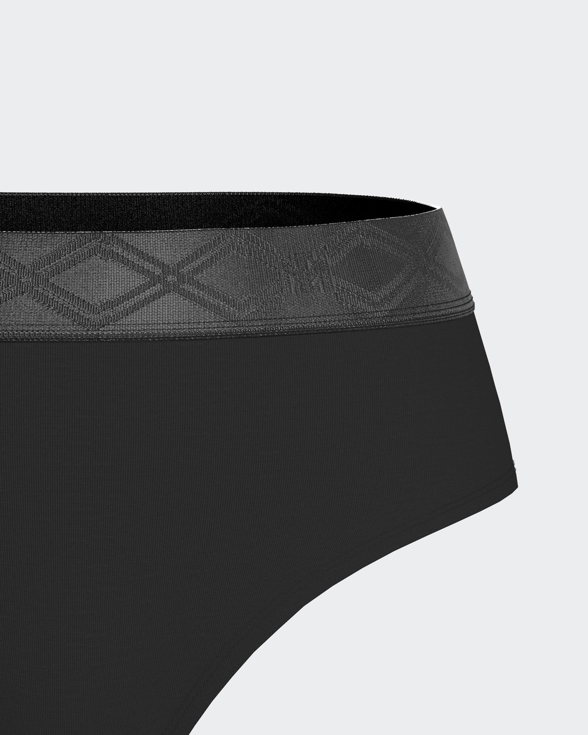 Thong with elasticated waistband in Lyocell
