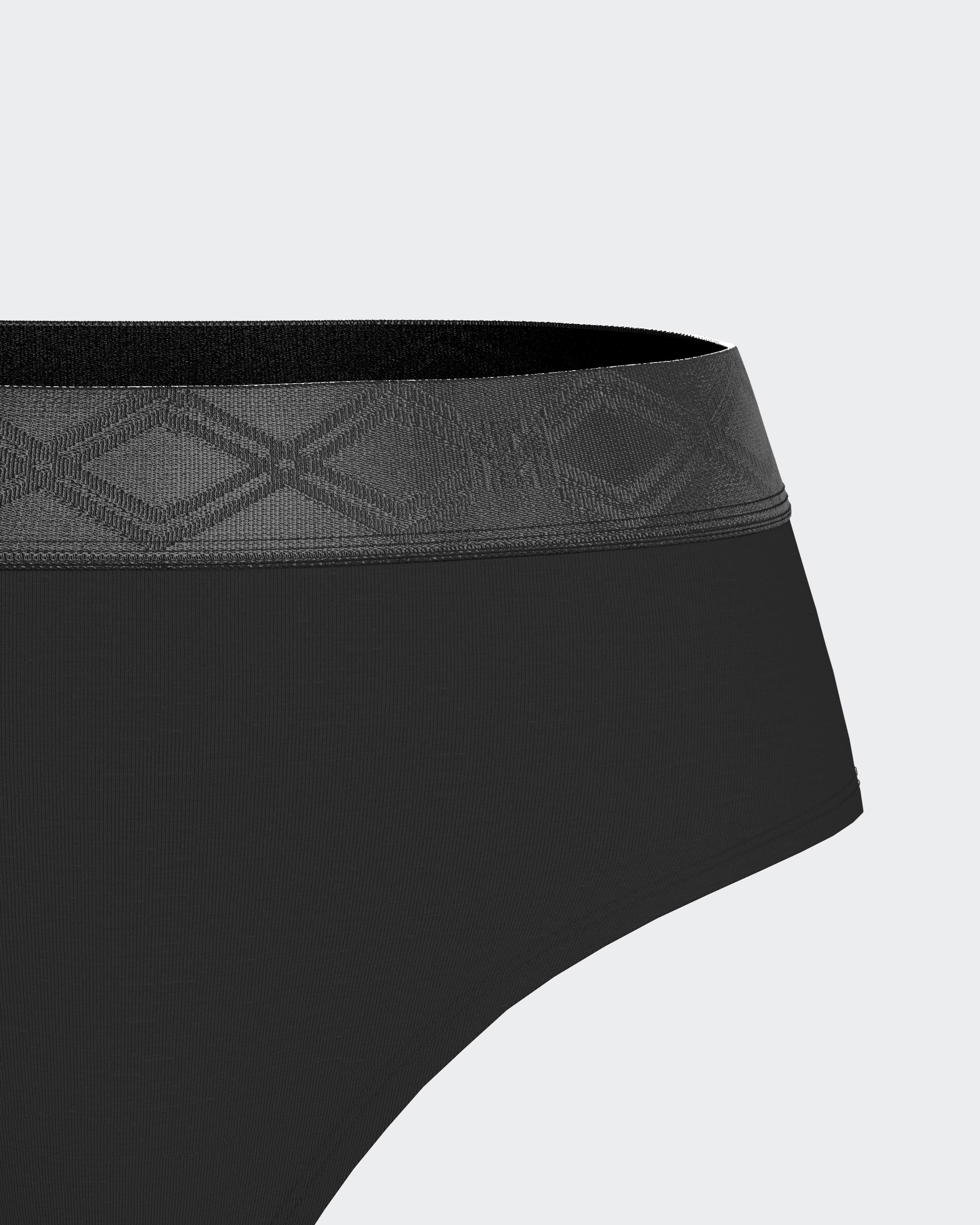 Thong with elasticated waistband in Lyocell