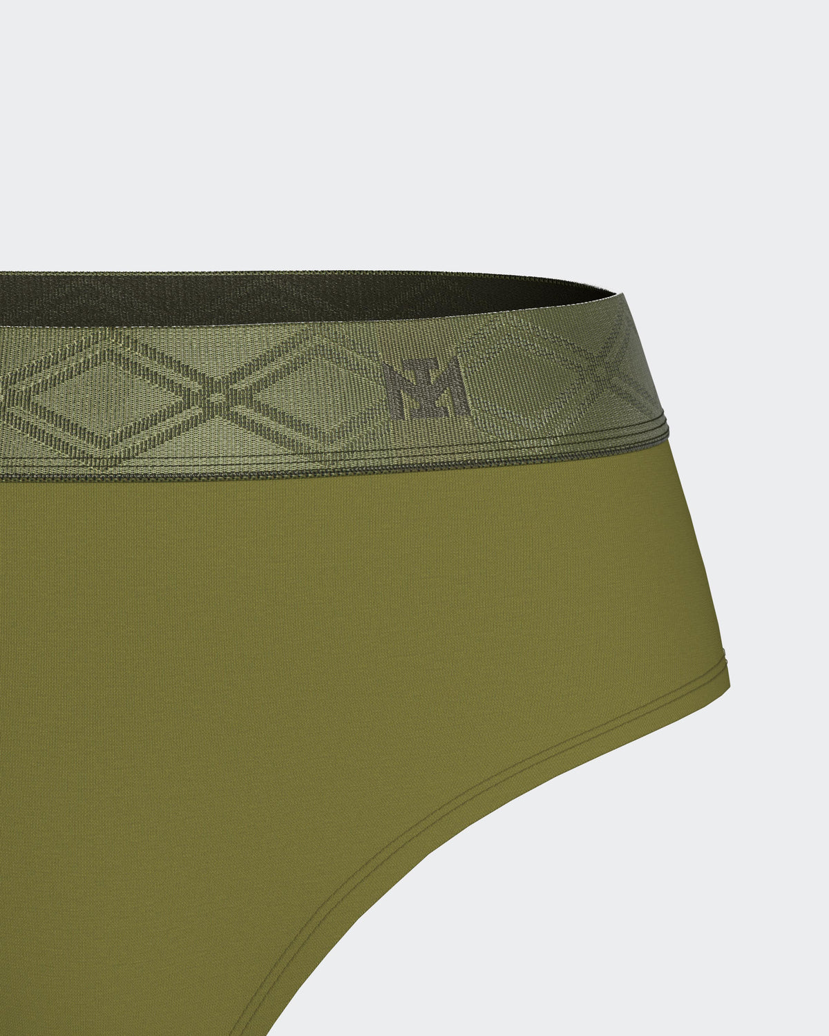 Thong with elasticated waistband in Lyocell
