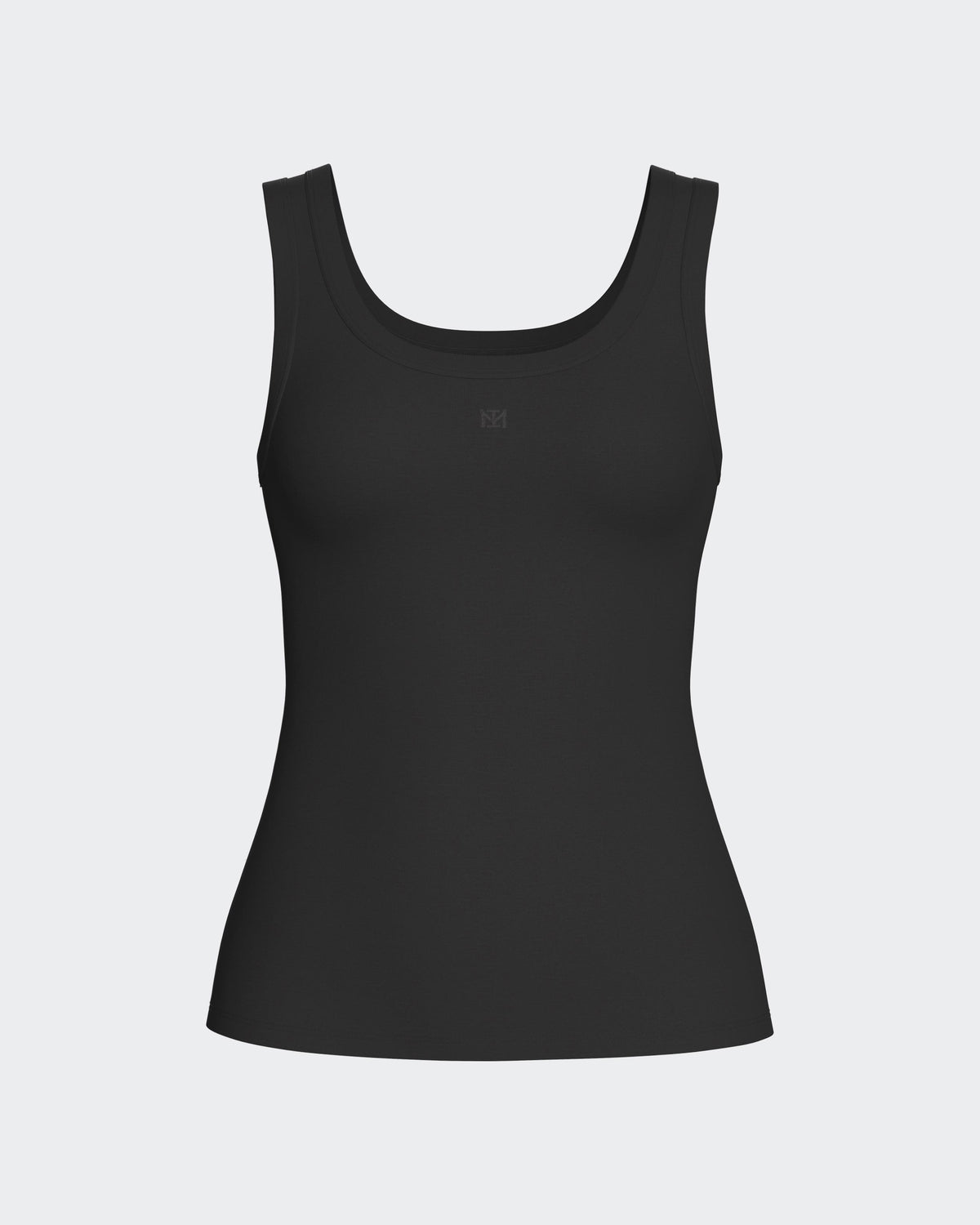 Top with wide straps in Lyocell
