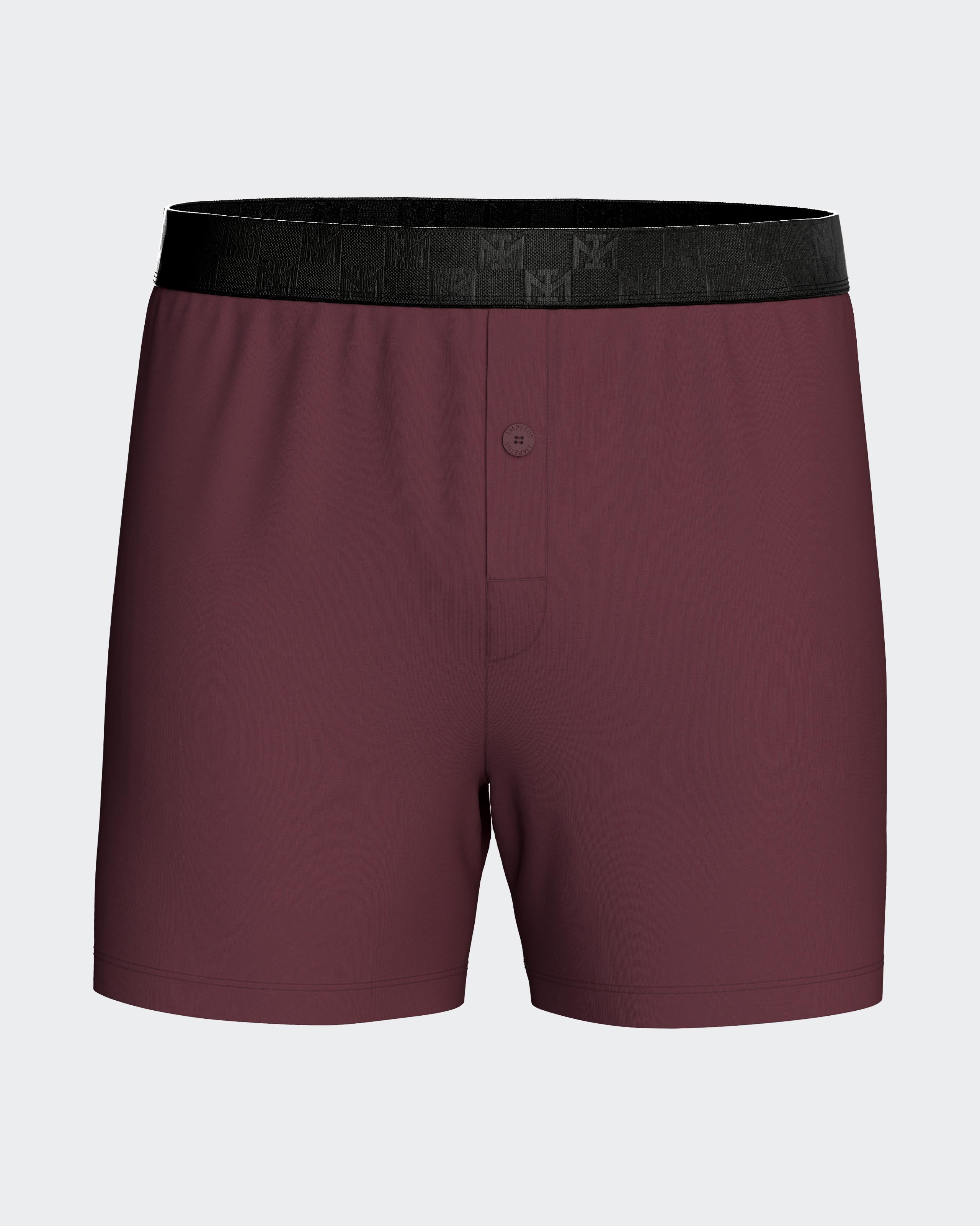 Herren-Boxershorts mit Knopf aus Lyocell