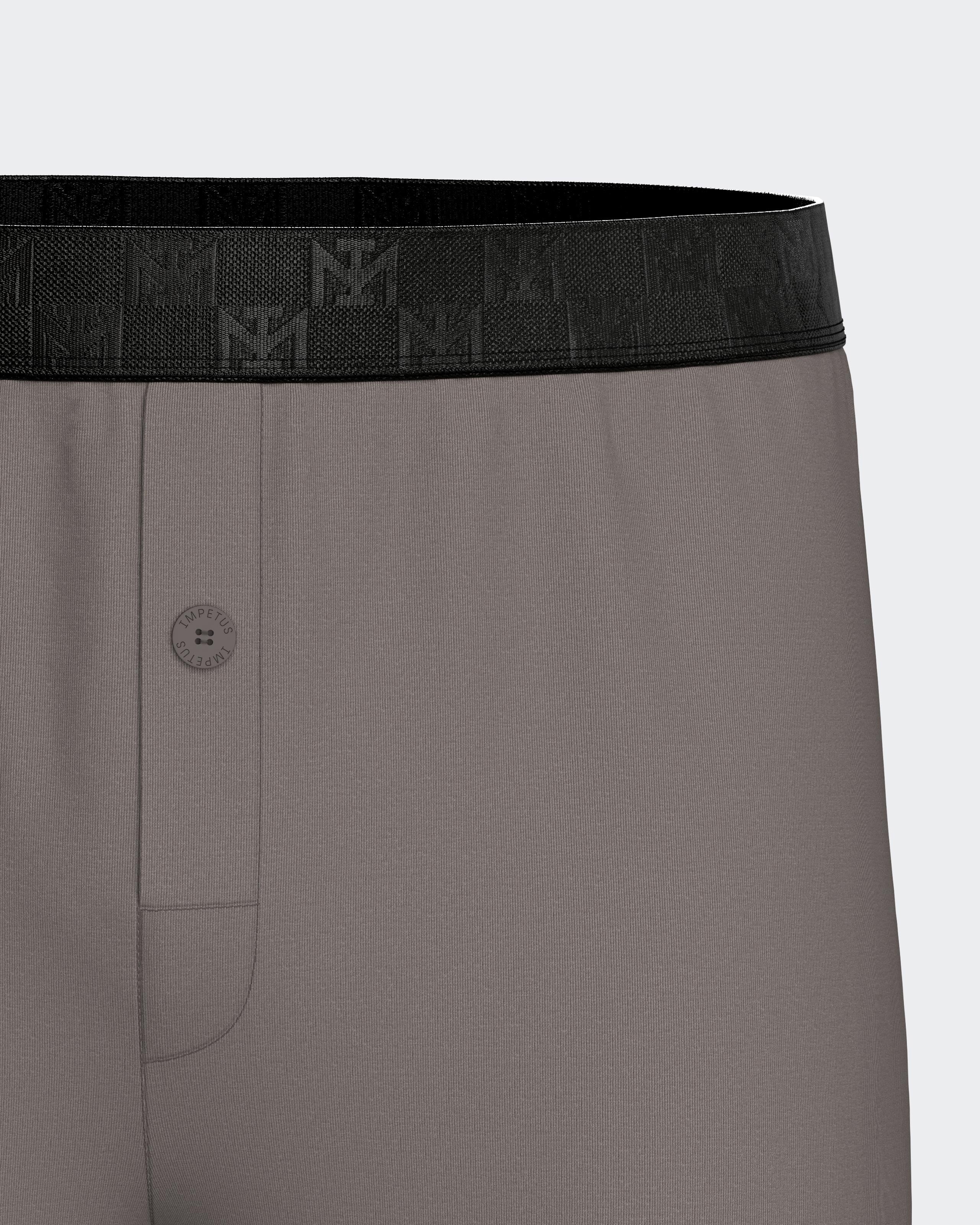 Men's boxershort with button in Lyocell