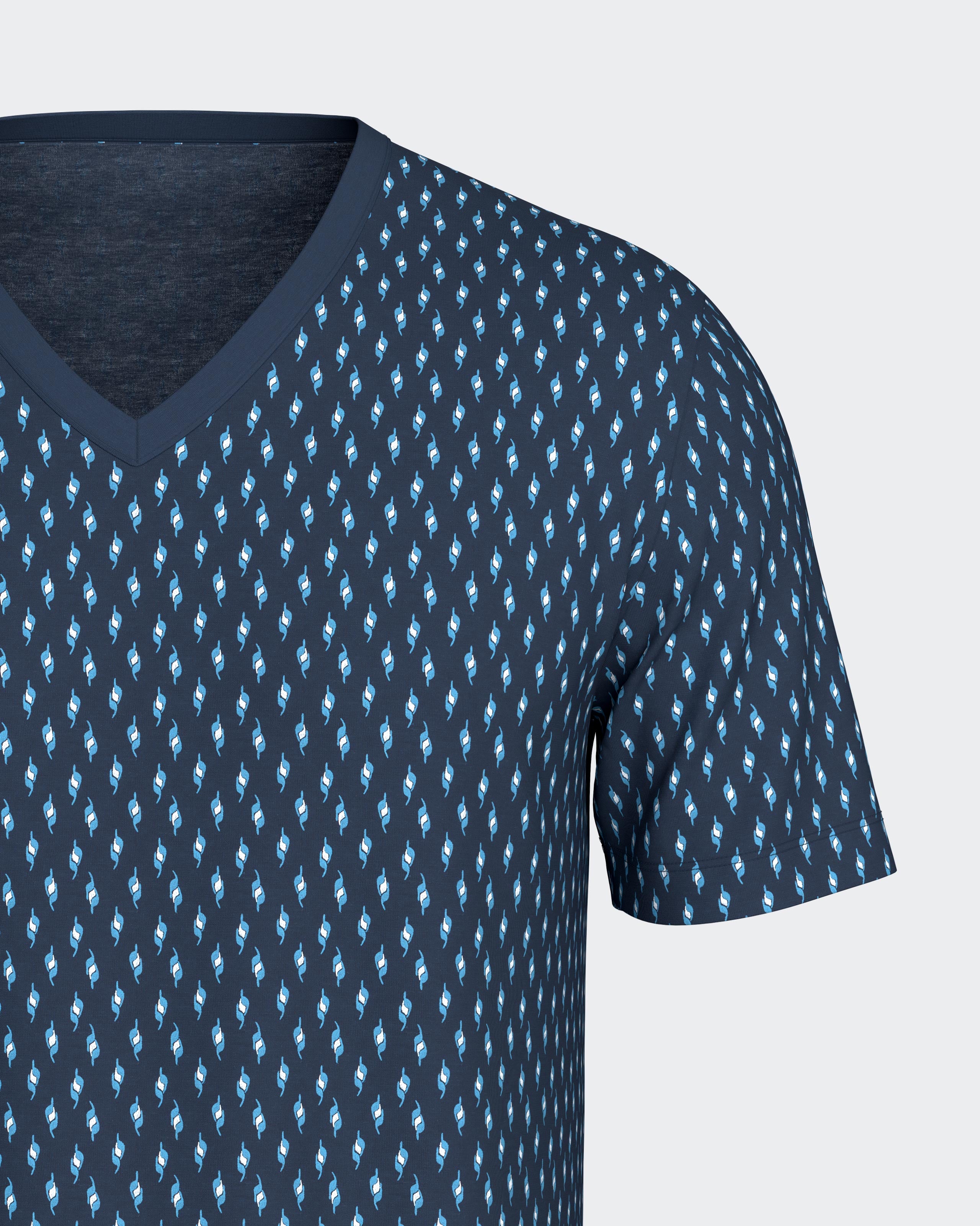 Kurzer Herren-Pyjama aus Baumwolle