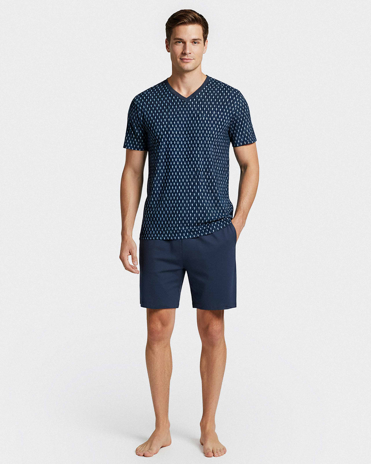 Men's cotton short pyjamas