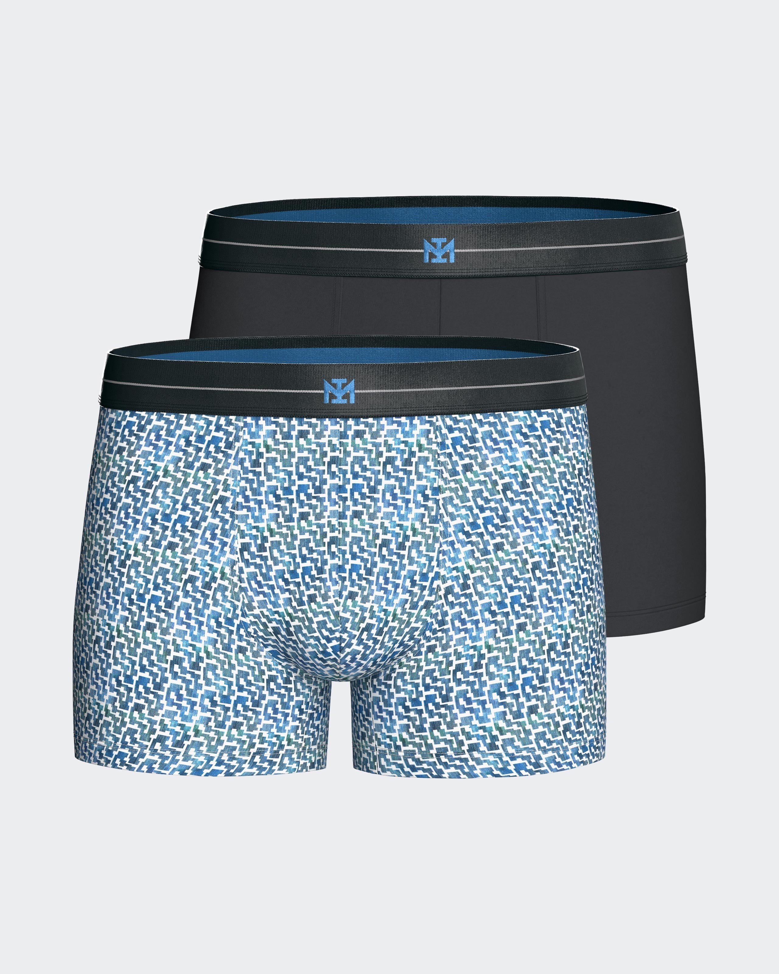Pack 2 boxers de hombre en algodón