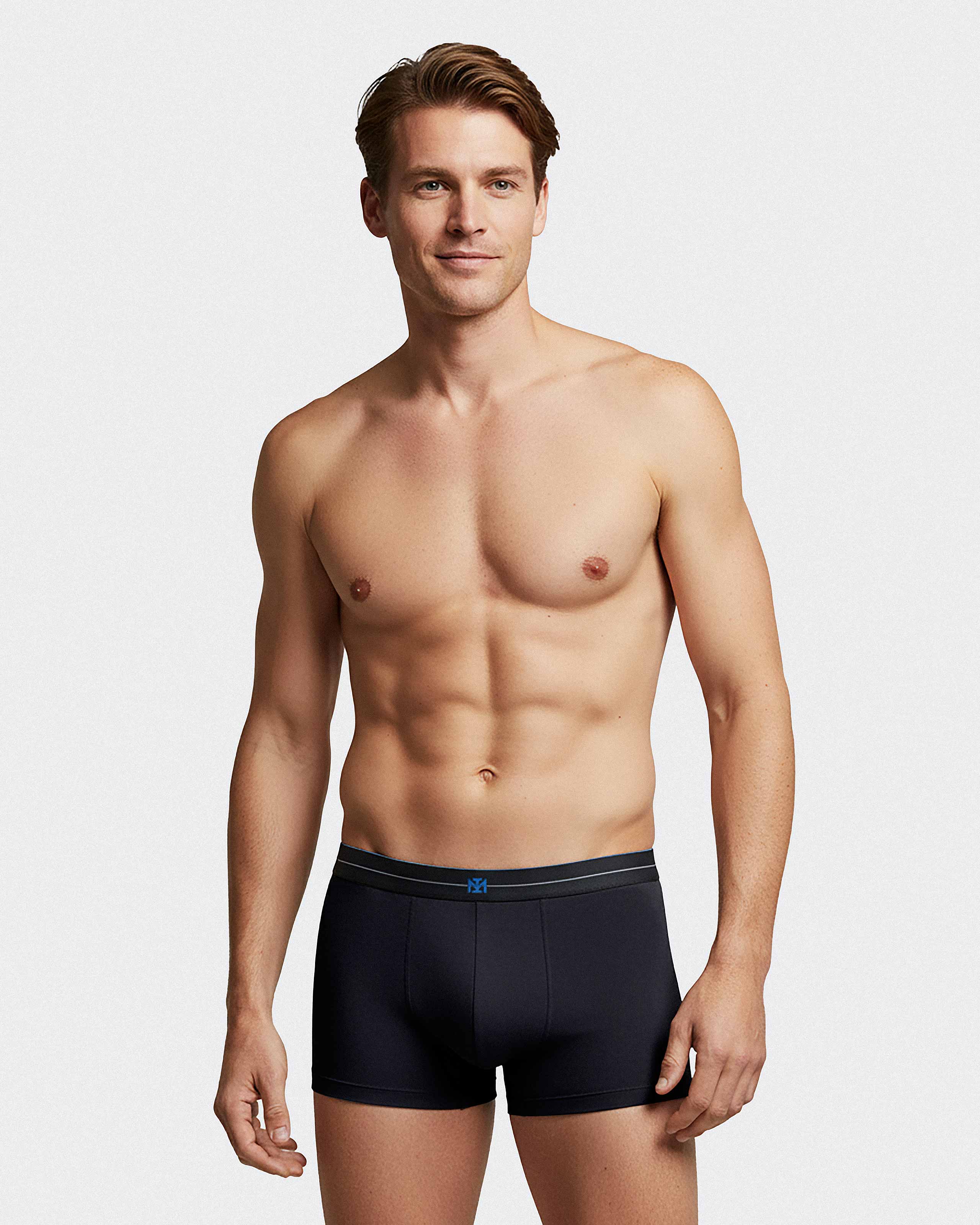 Pack of 2 men's cotton boxer