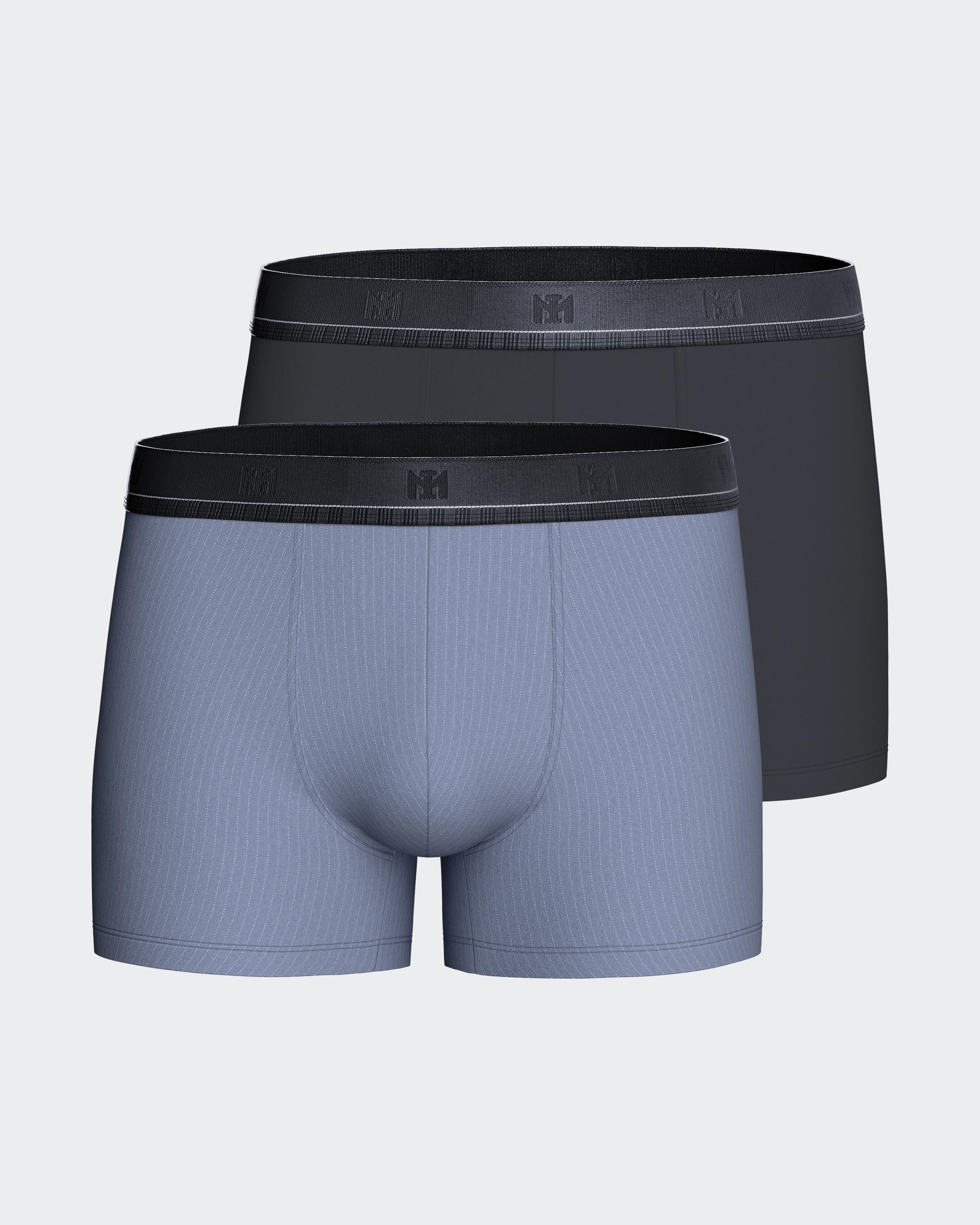 Pack de 2 Boxers de hombre en Algodón Modal