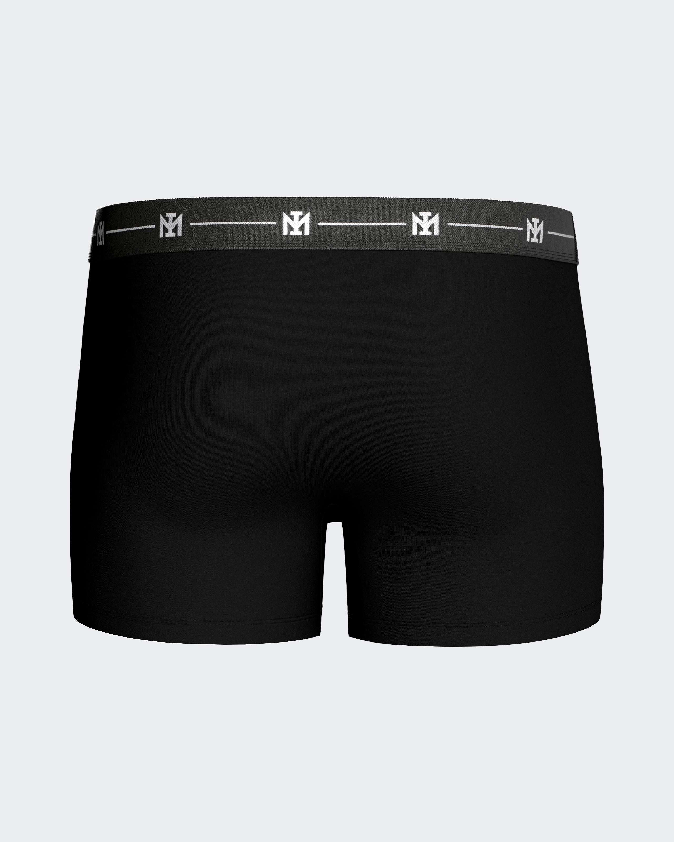 5er-Pack einfarbige Boxershorts aus Baumwolle
