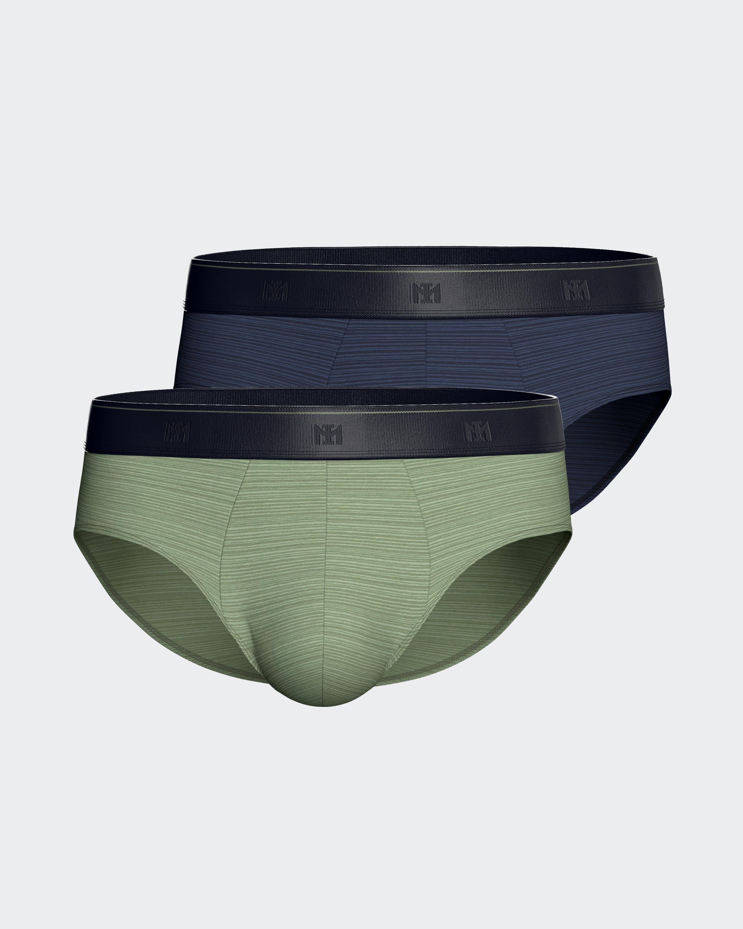 2er-Pack Herren-Slips aus Baumwolle