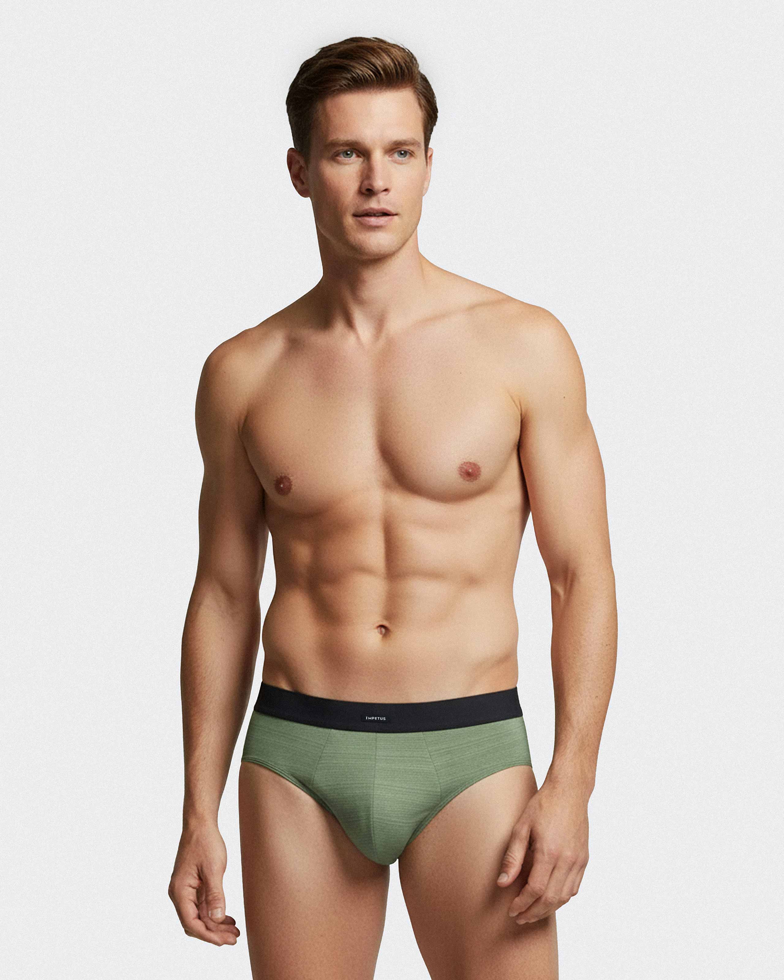Pack of 2 men's briefs in cotton modal