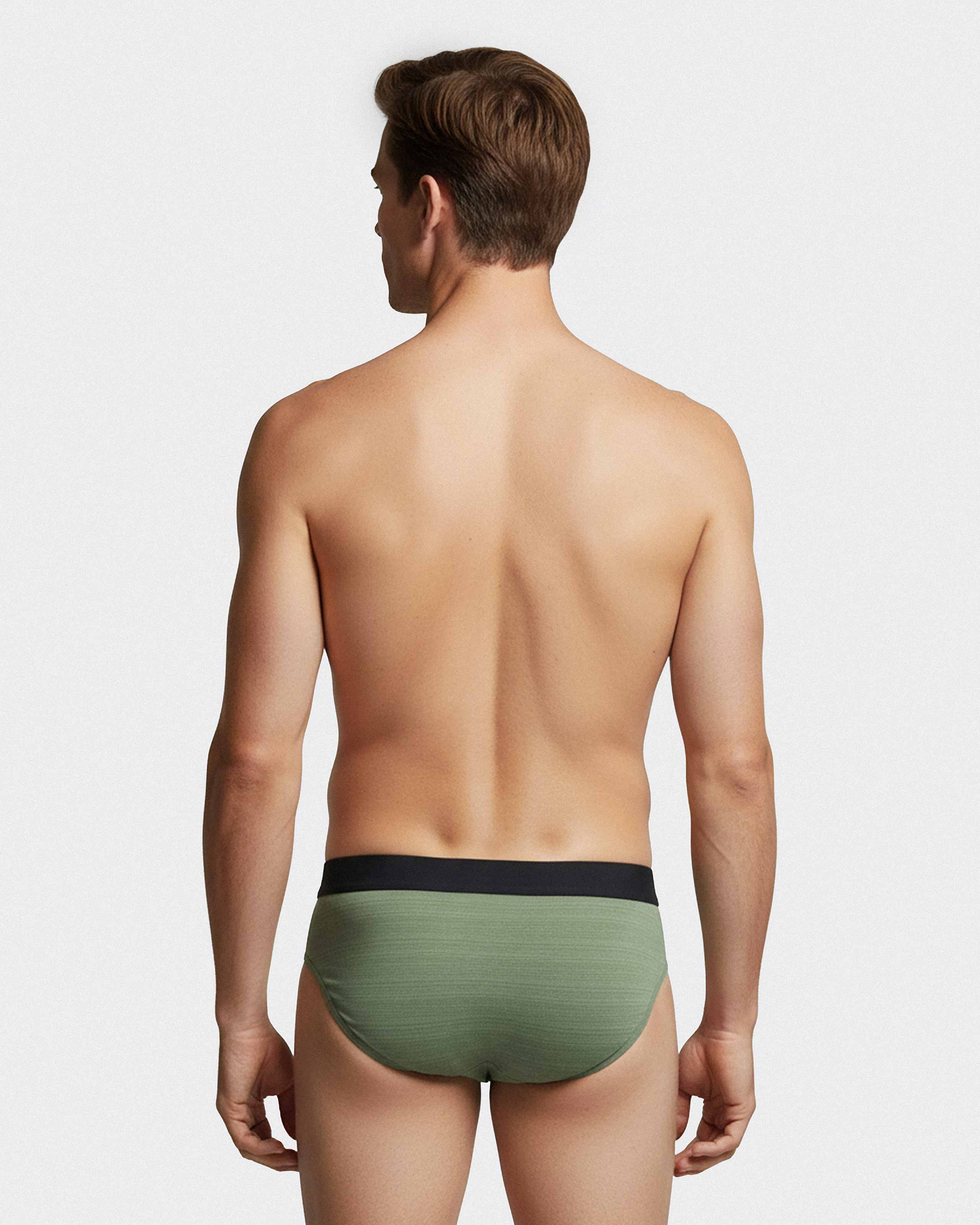 Pack of 2 men's briefs in cotton modal