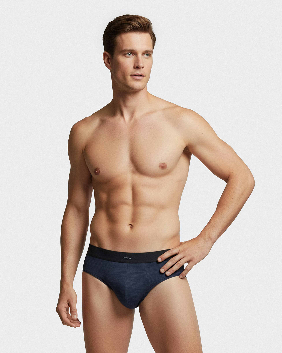 Pack of 2 men's briefs in cotton modal