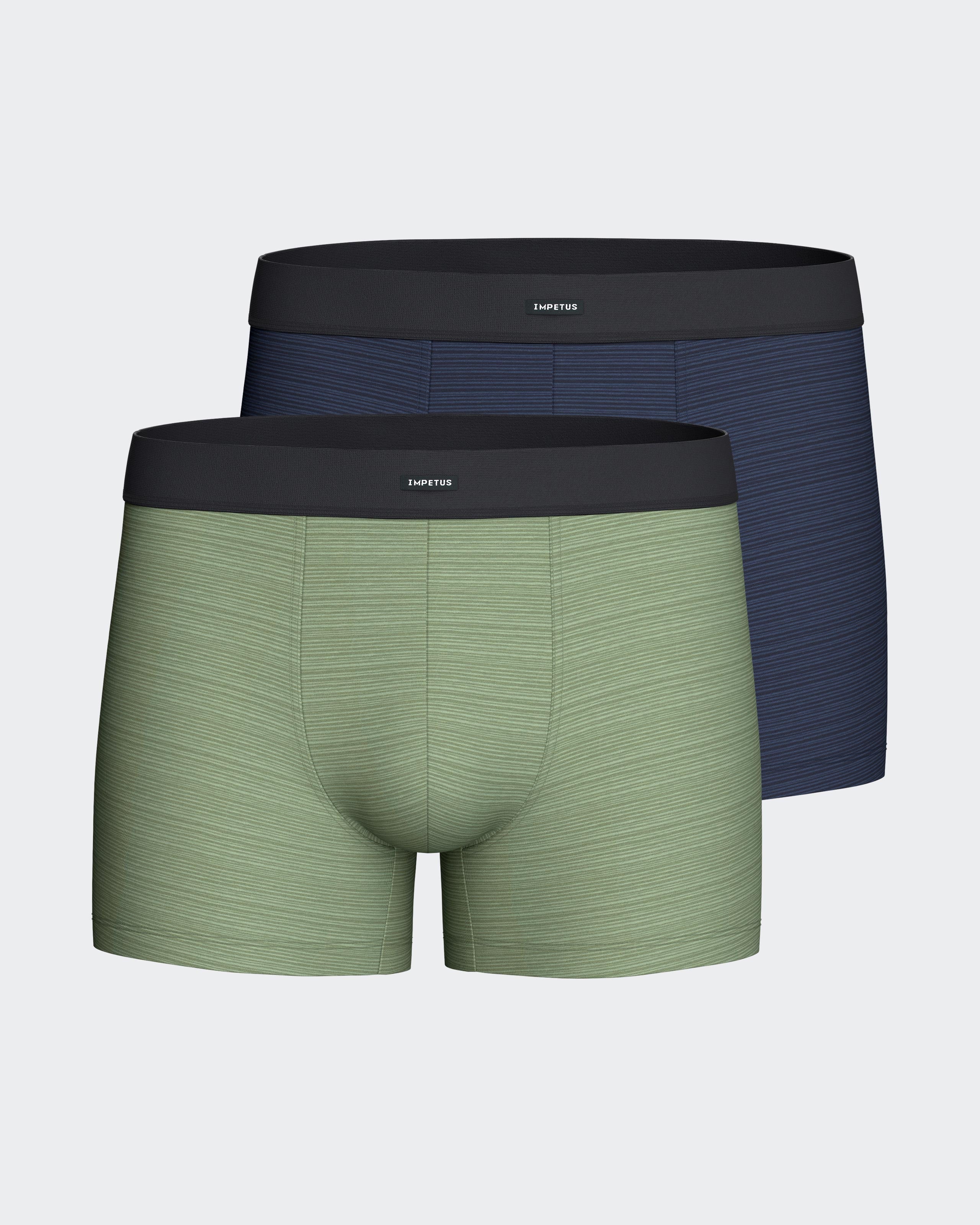 Pack of 2 men's boxer in cotton modal