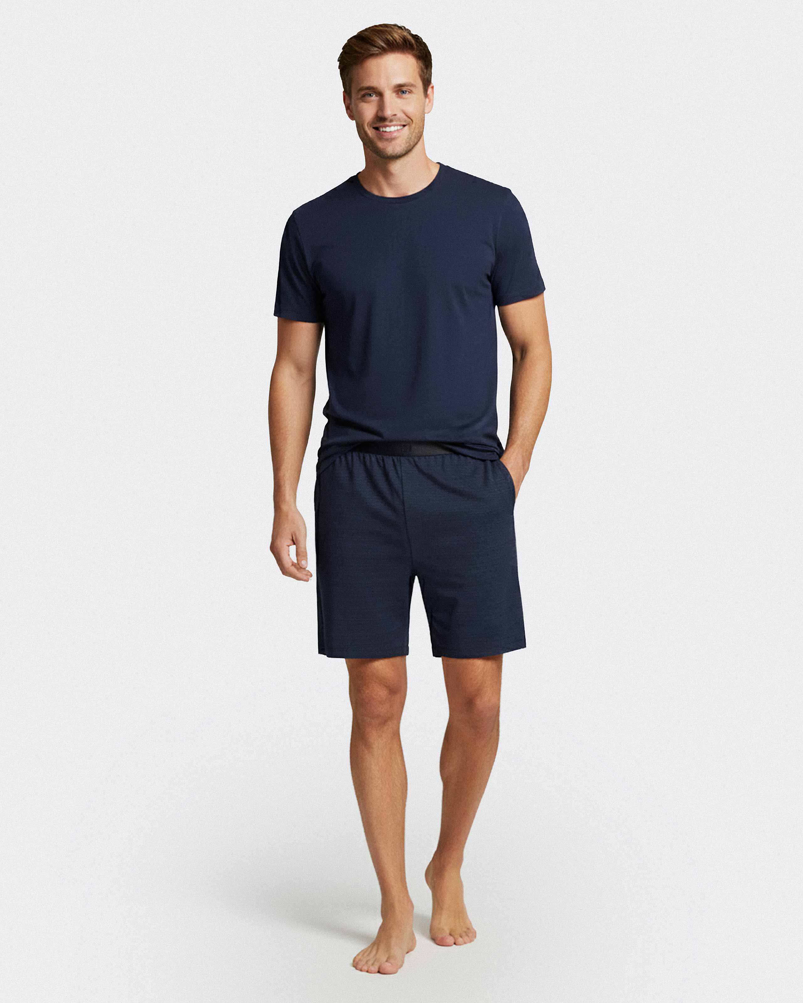 Pyjama court d'homme en Coton Modal