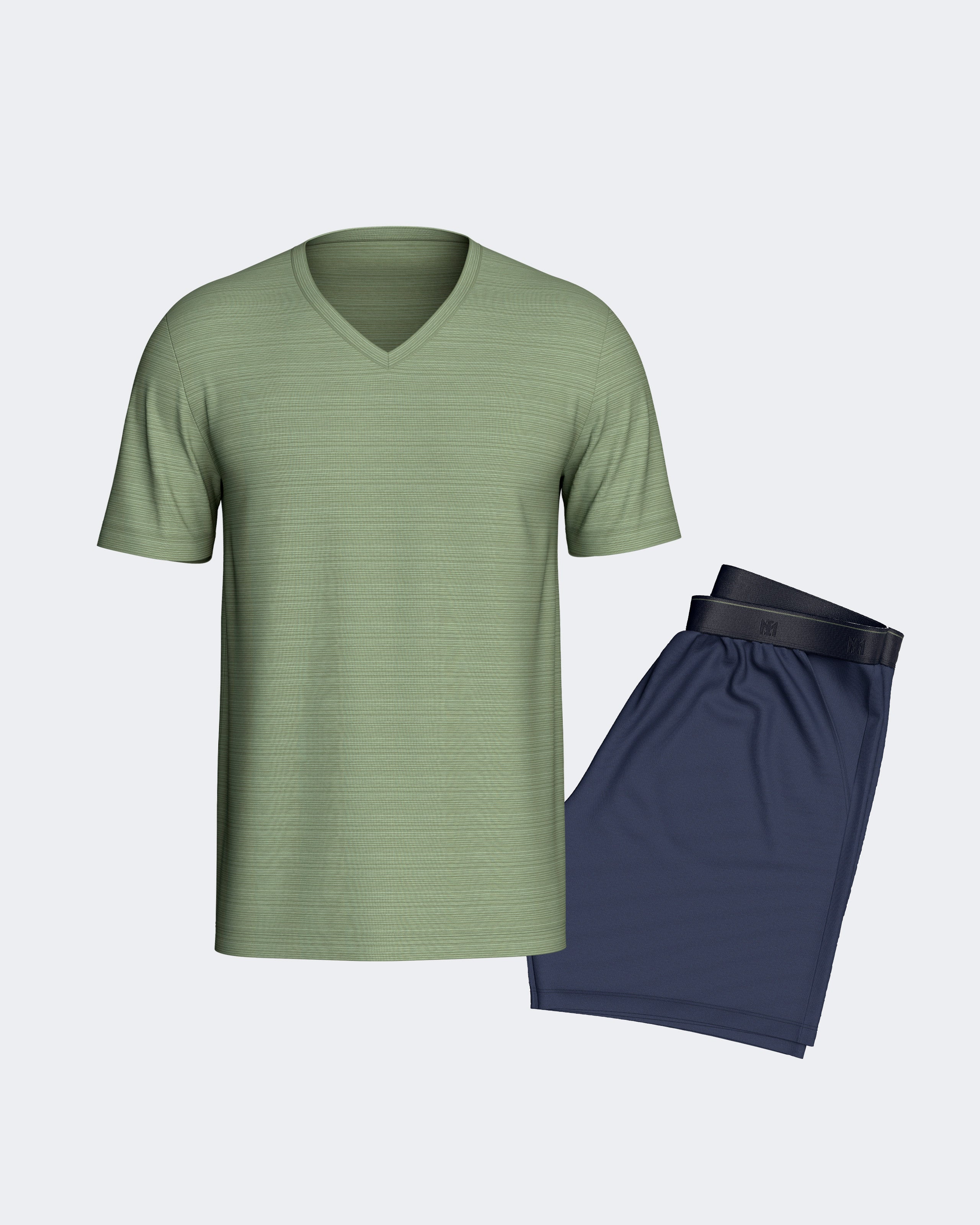 Men's short pyjamas Cotton Modal