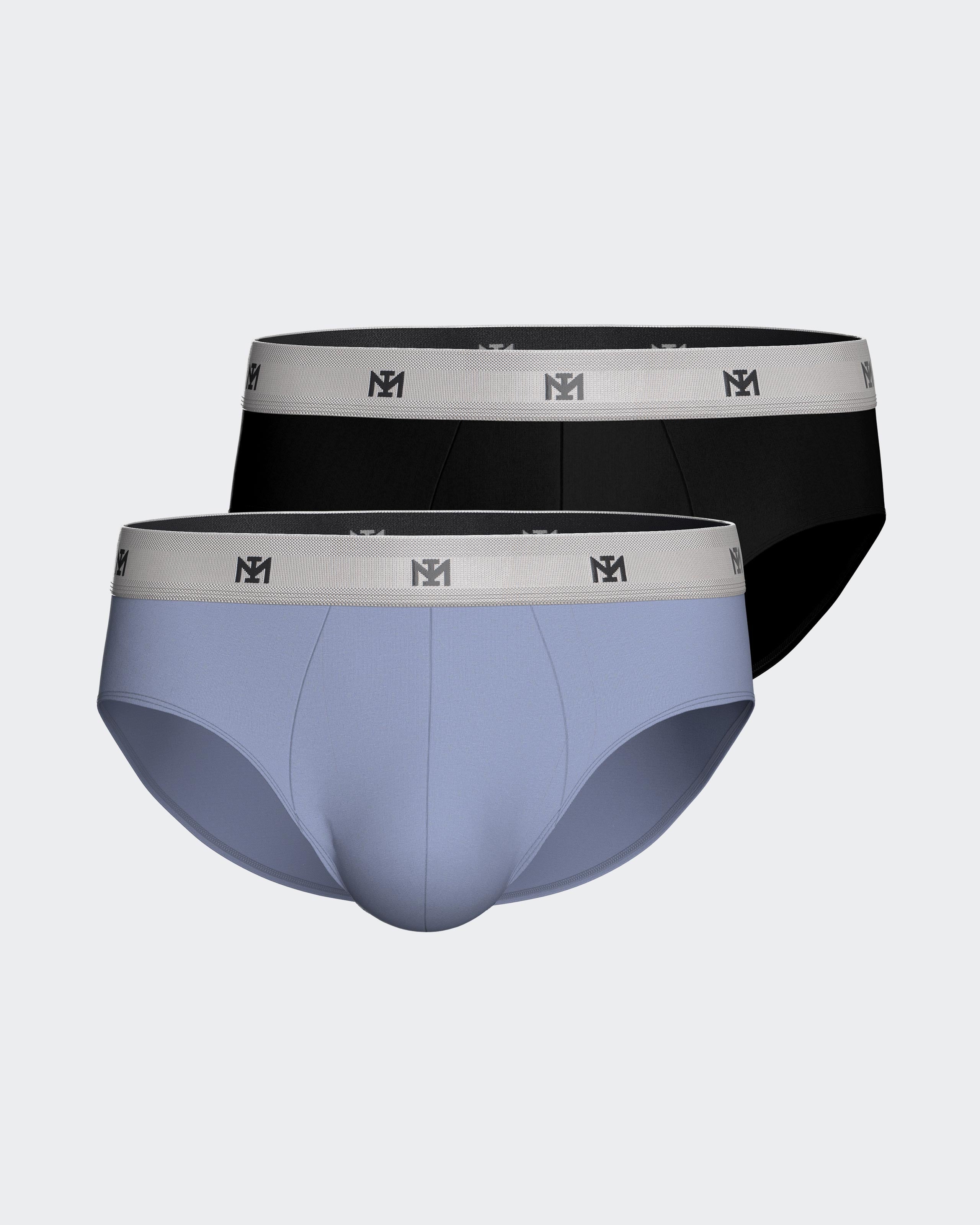 Pack de 2 Slips de homem em Lyocell