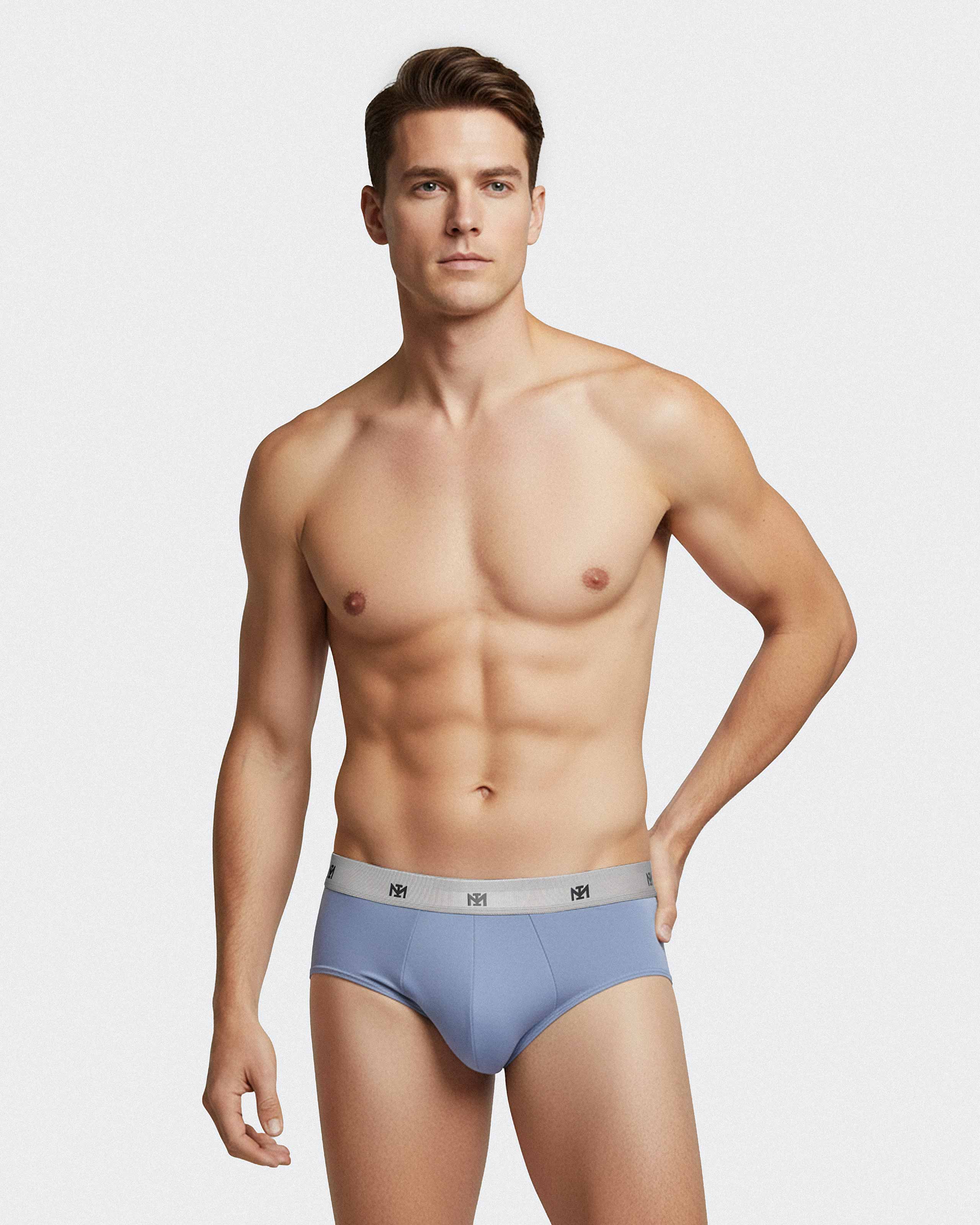 Pack de 2 Slips de homem em Lyocell