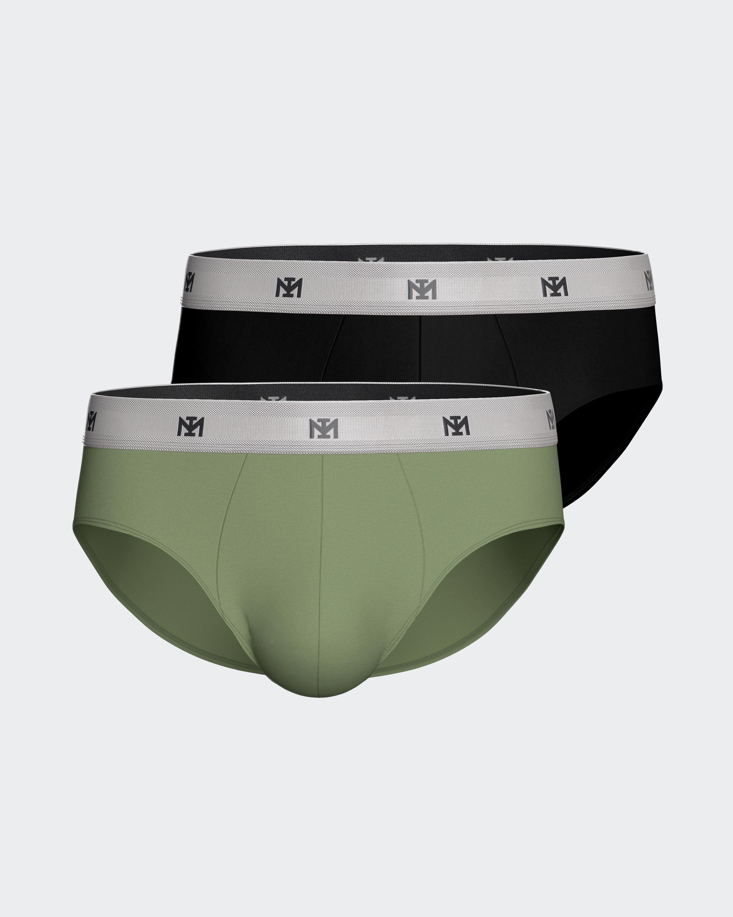 Pack de 2 Slips de homem em Lyocell