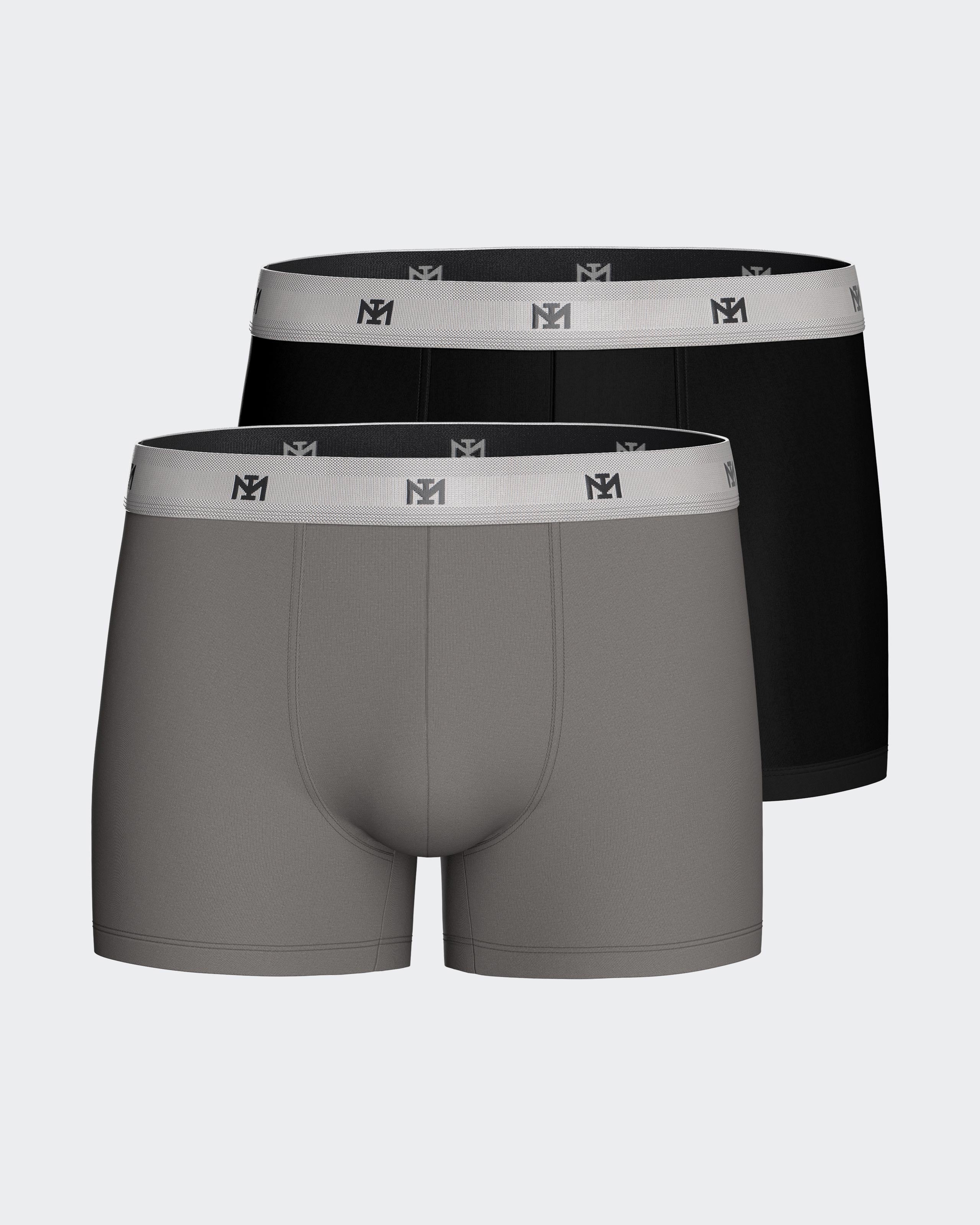 Pack of 2 men's boxers in Lyocell