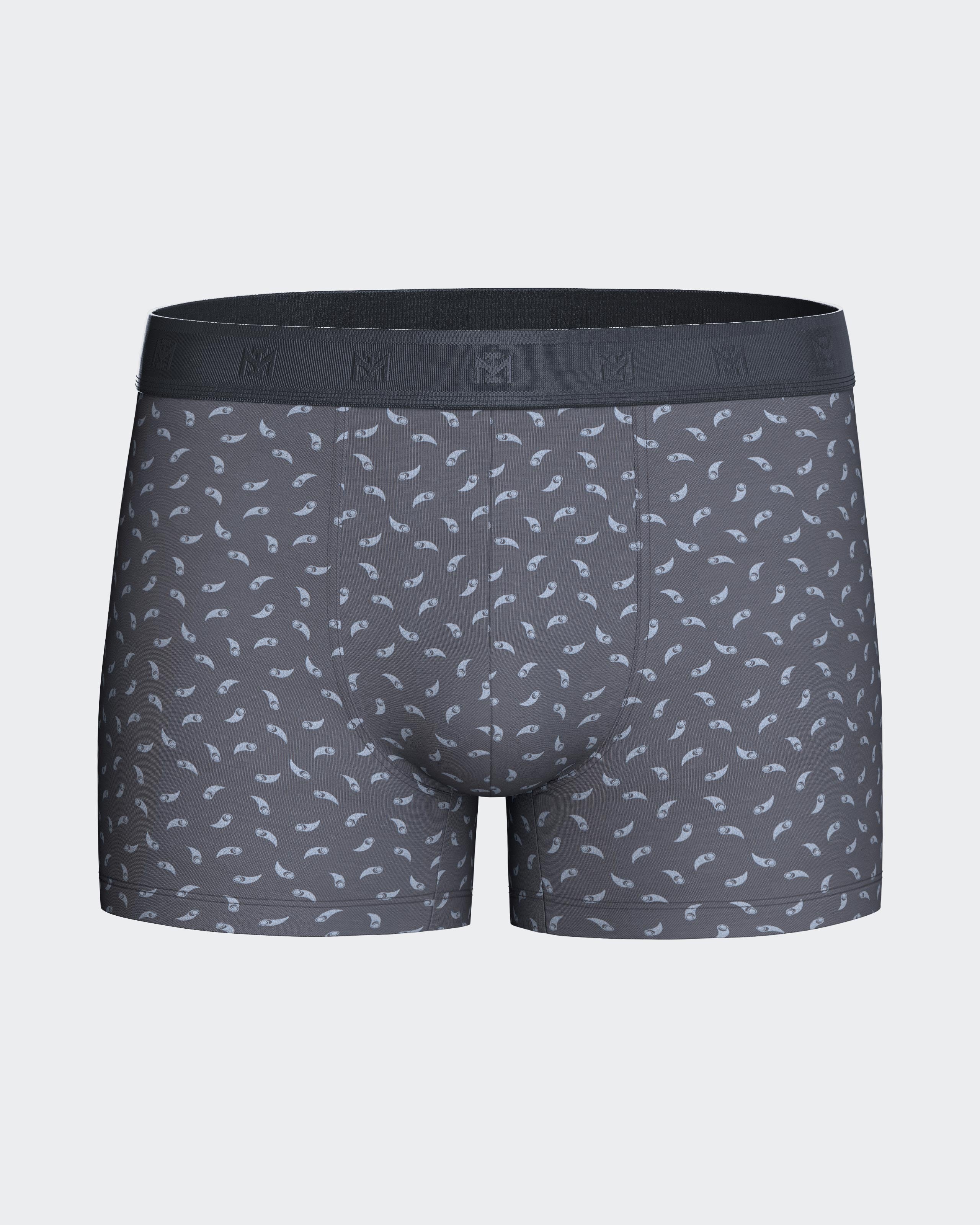 Bedruckte Herren-Boxershorts aus Lyocell