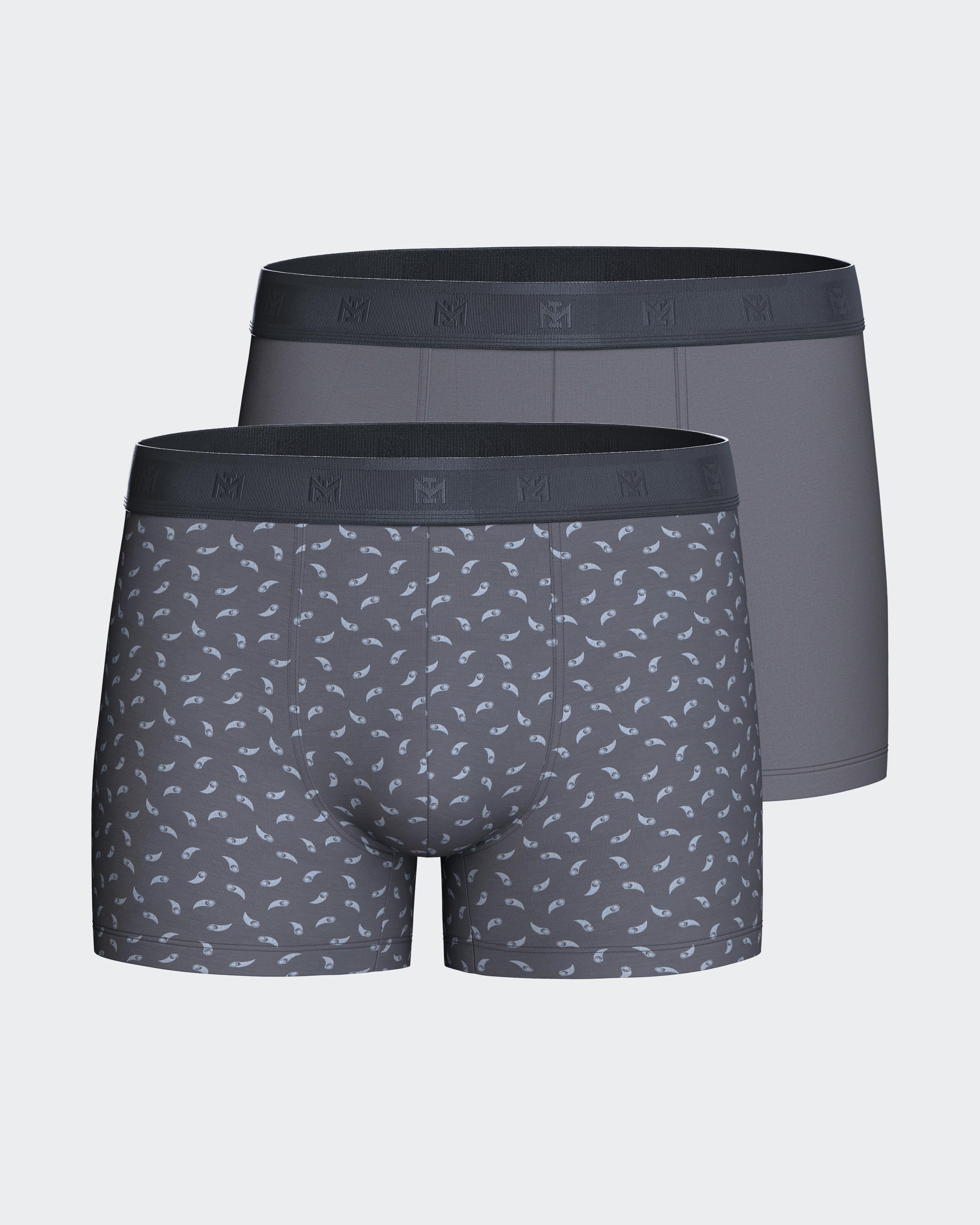Pack of 2 men's boxer in Lyocell