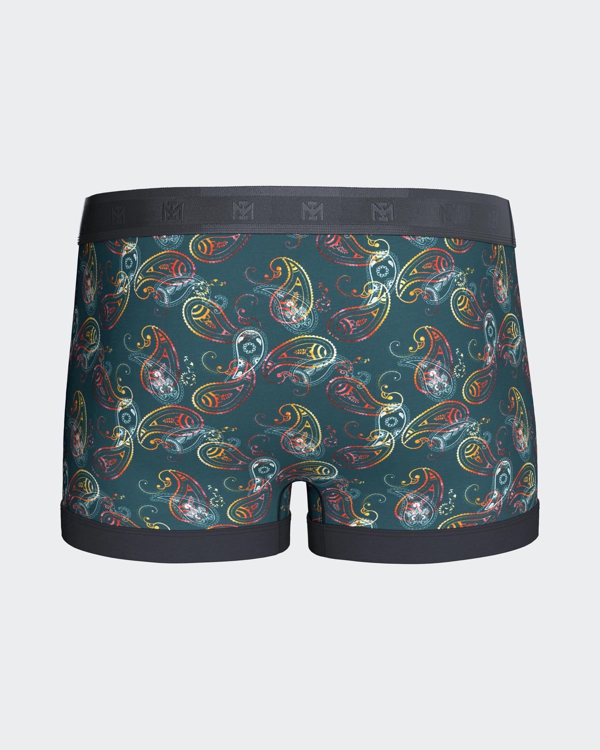 Men's boxer with cornucopia print in Lyocell