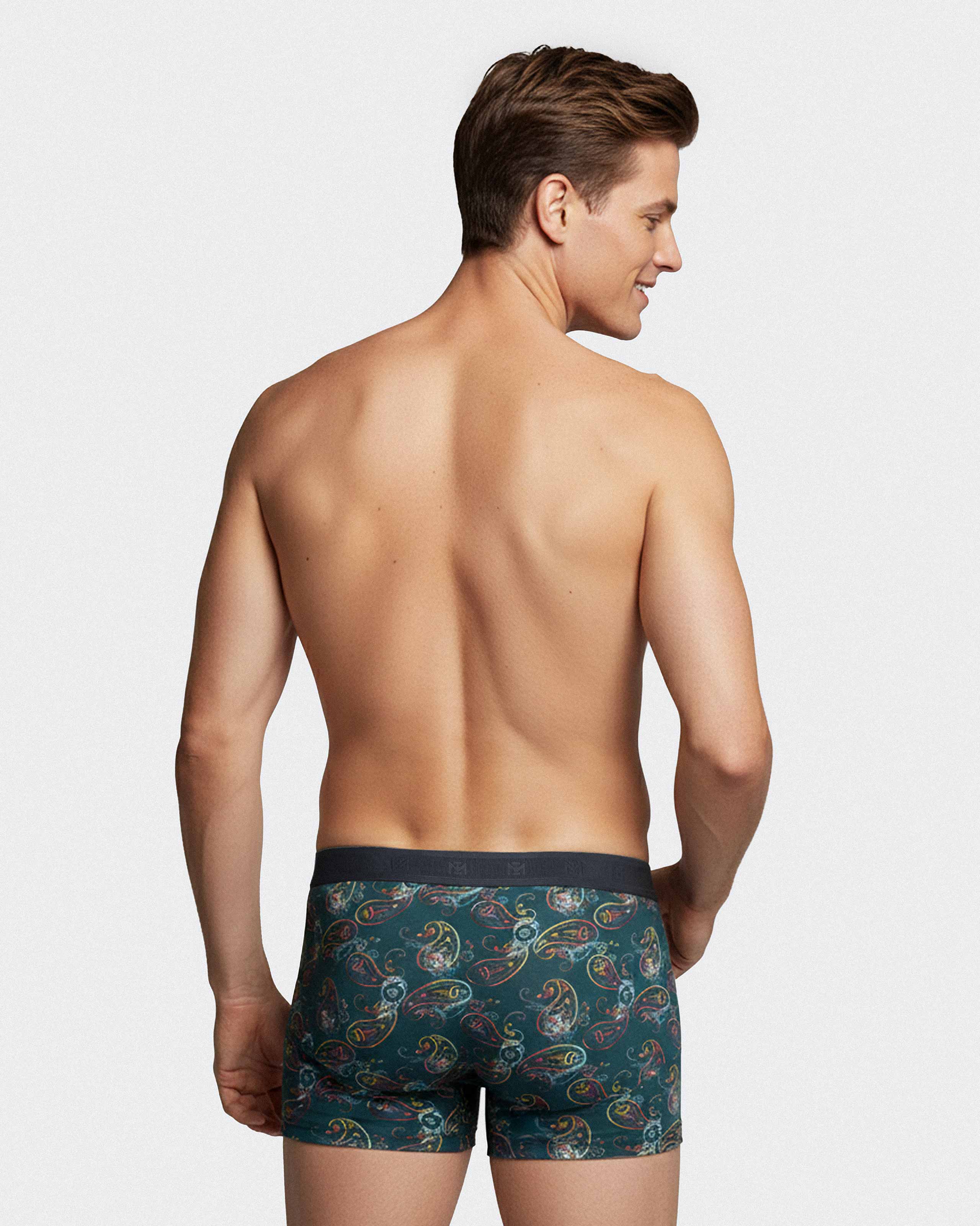 Pack of 2 men's boxer in Lyocell