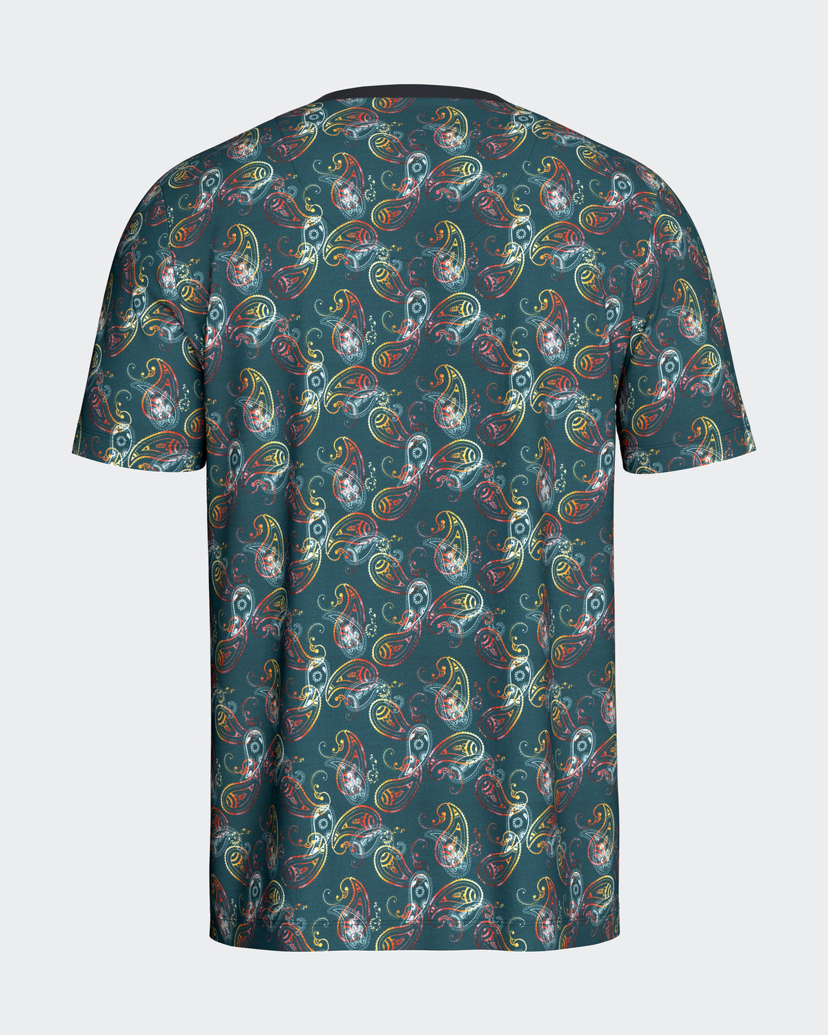 Men's pyjamas with cornucopia print in Lyocell