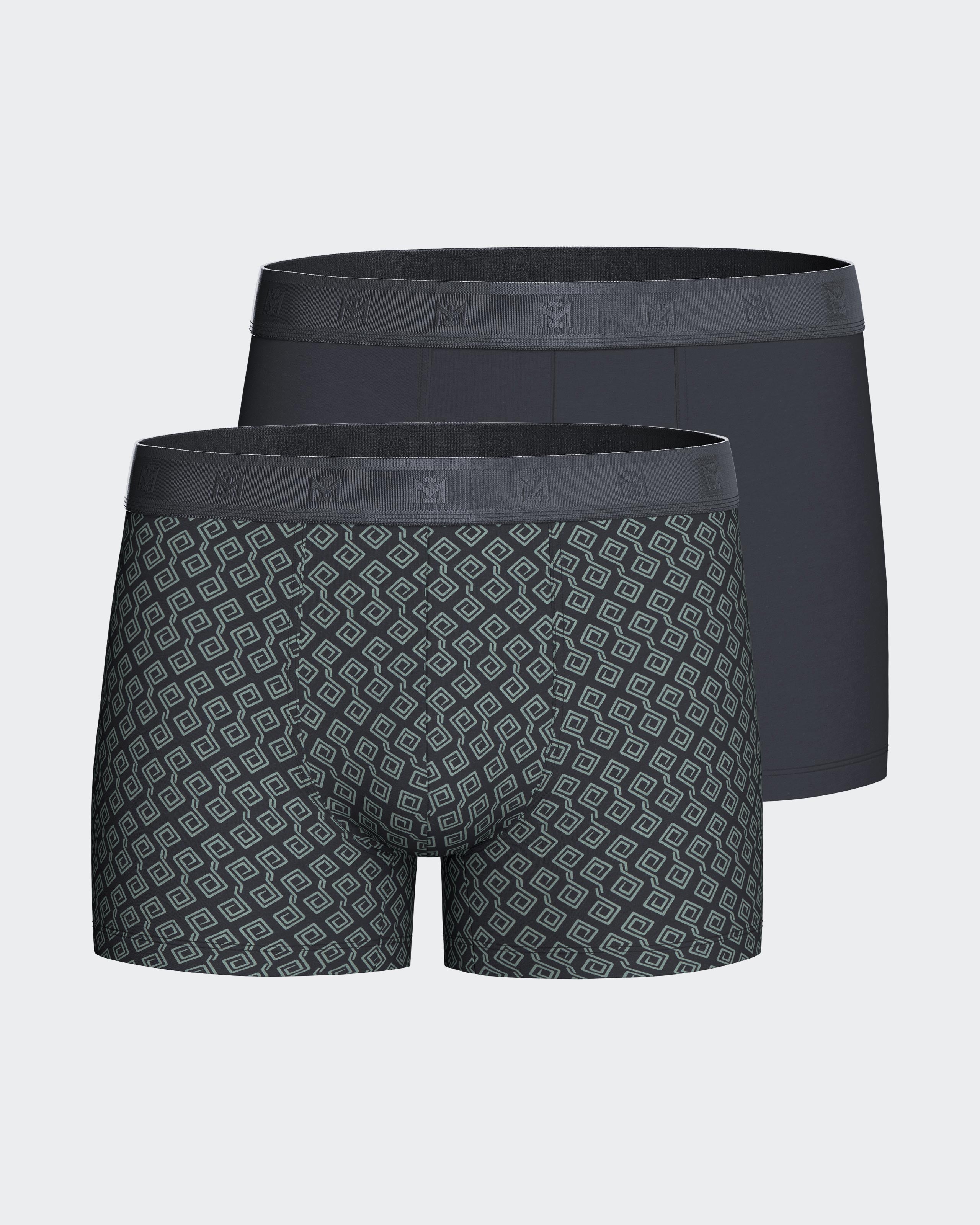 Pack of 2 men's boxer in Lyocell