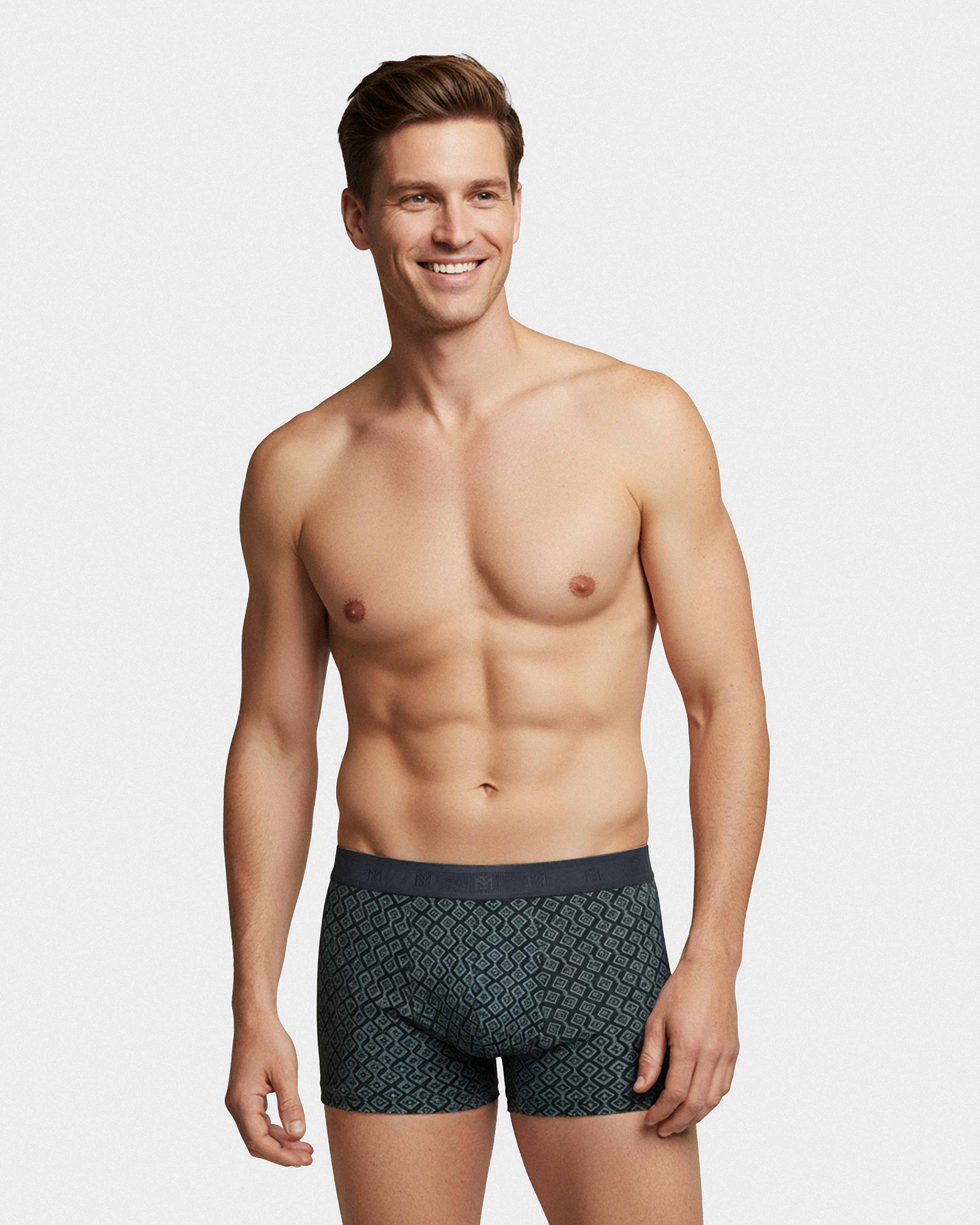 Pack of 2 men's boxer in Lyocell
