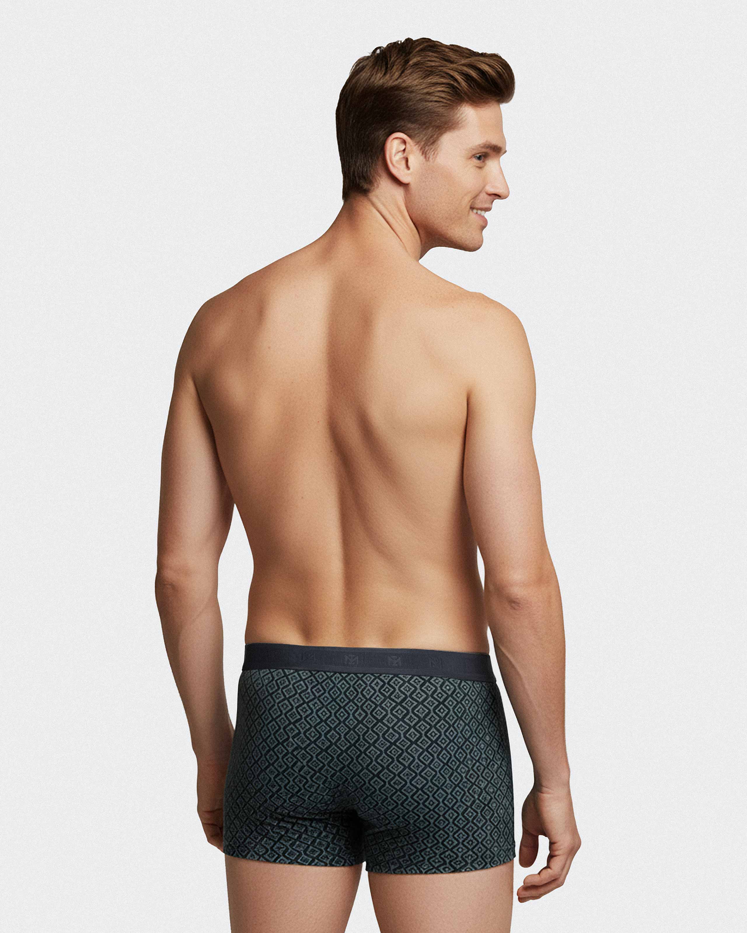 Pack of 2 men's boxer in Lyocell
