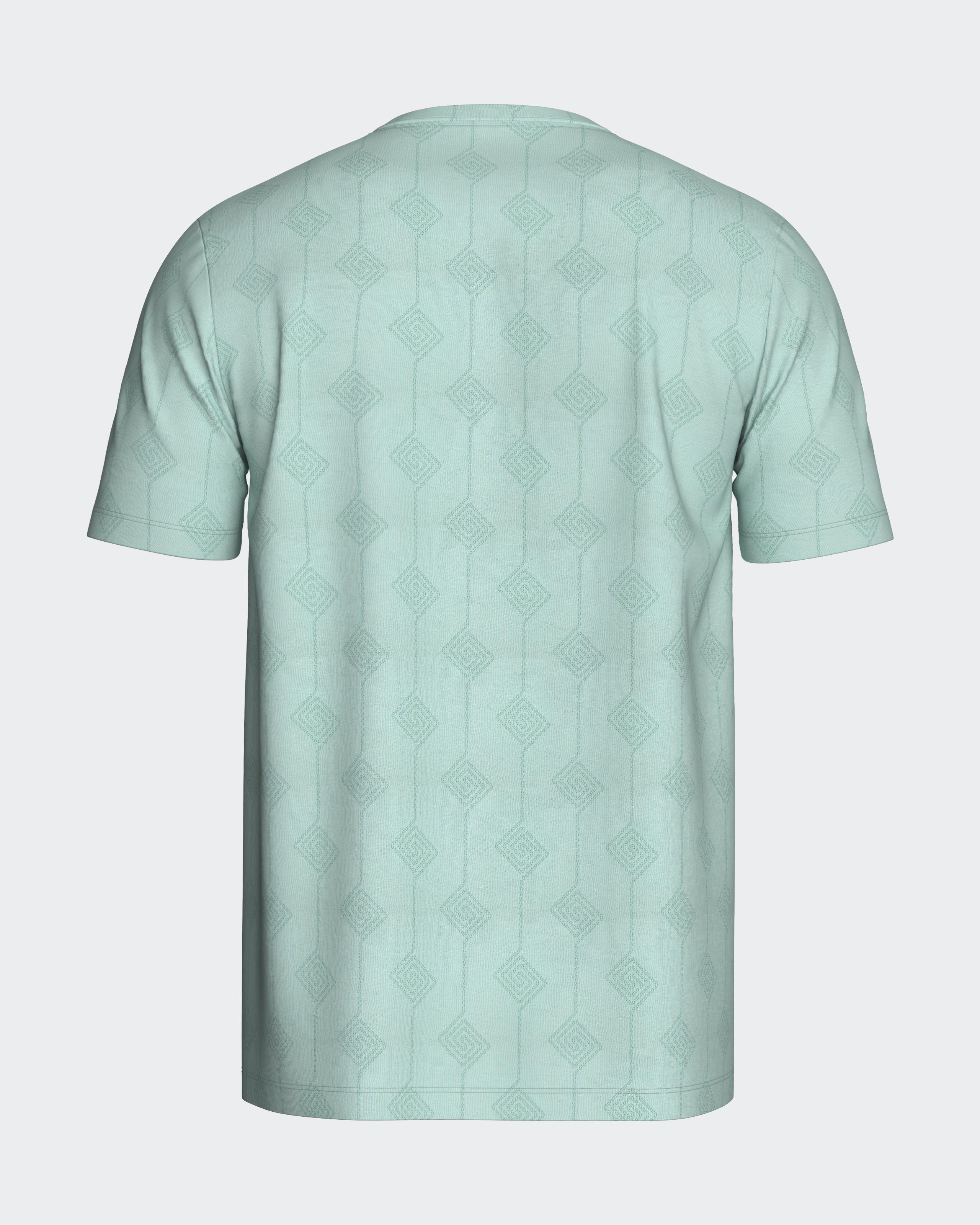 Pijama curto de homem estampado em Lyocell