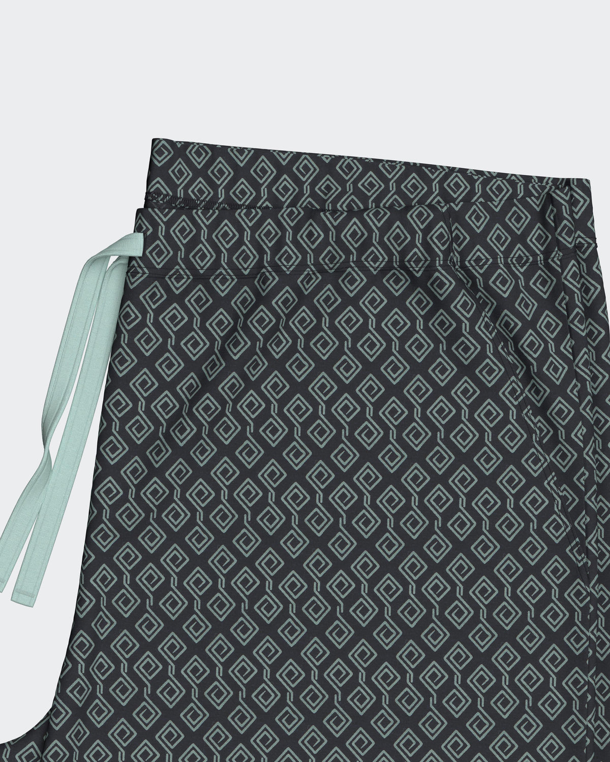 Men's printed short pyjama in Lyocell