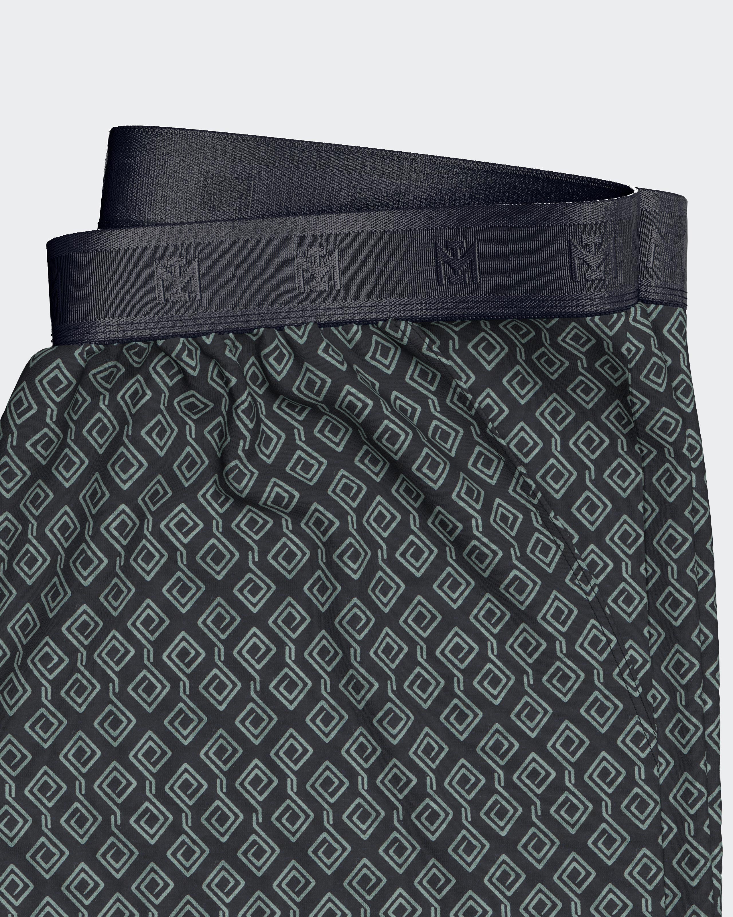 Pijama curto com botões de homem em Lyocell