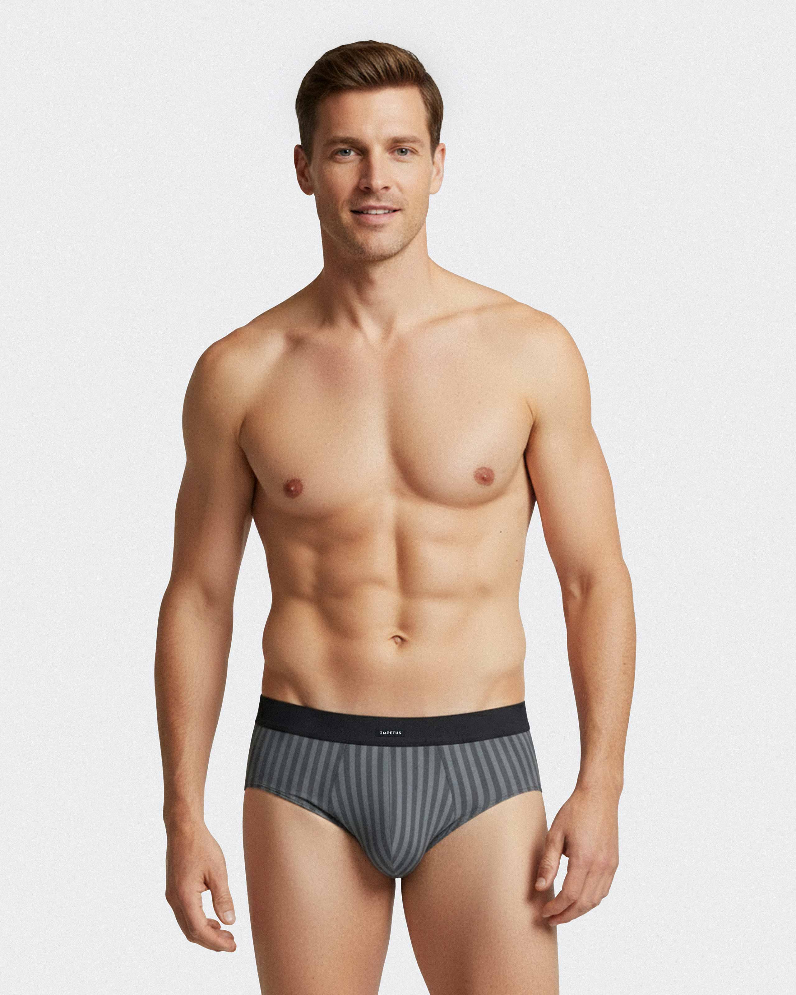 Pack of 2 men's briefs in cotton modal