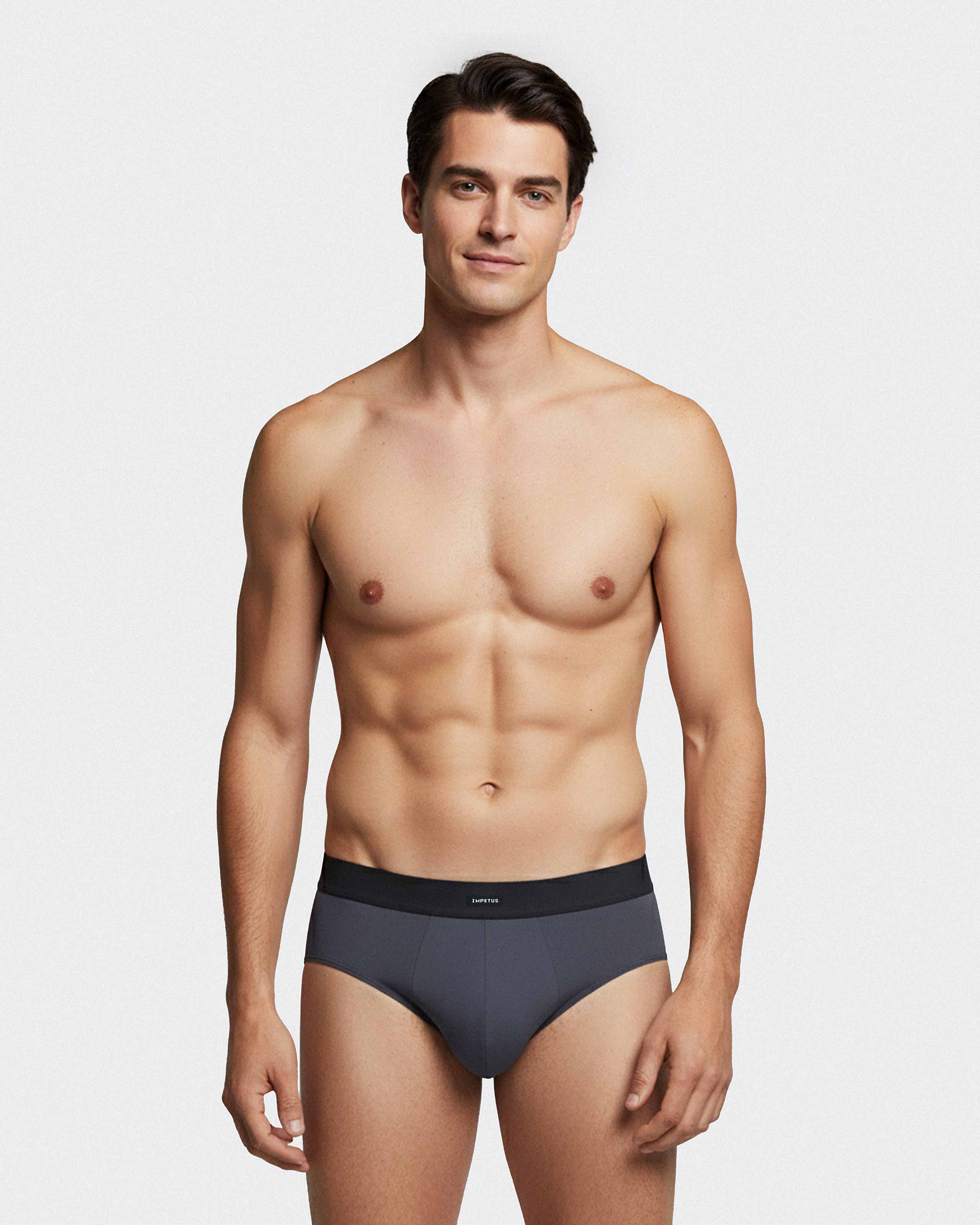Pack of 2 men's briefs in cotton modal