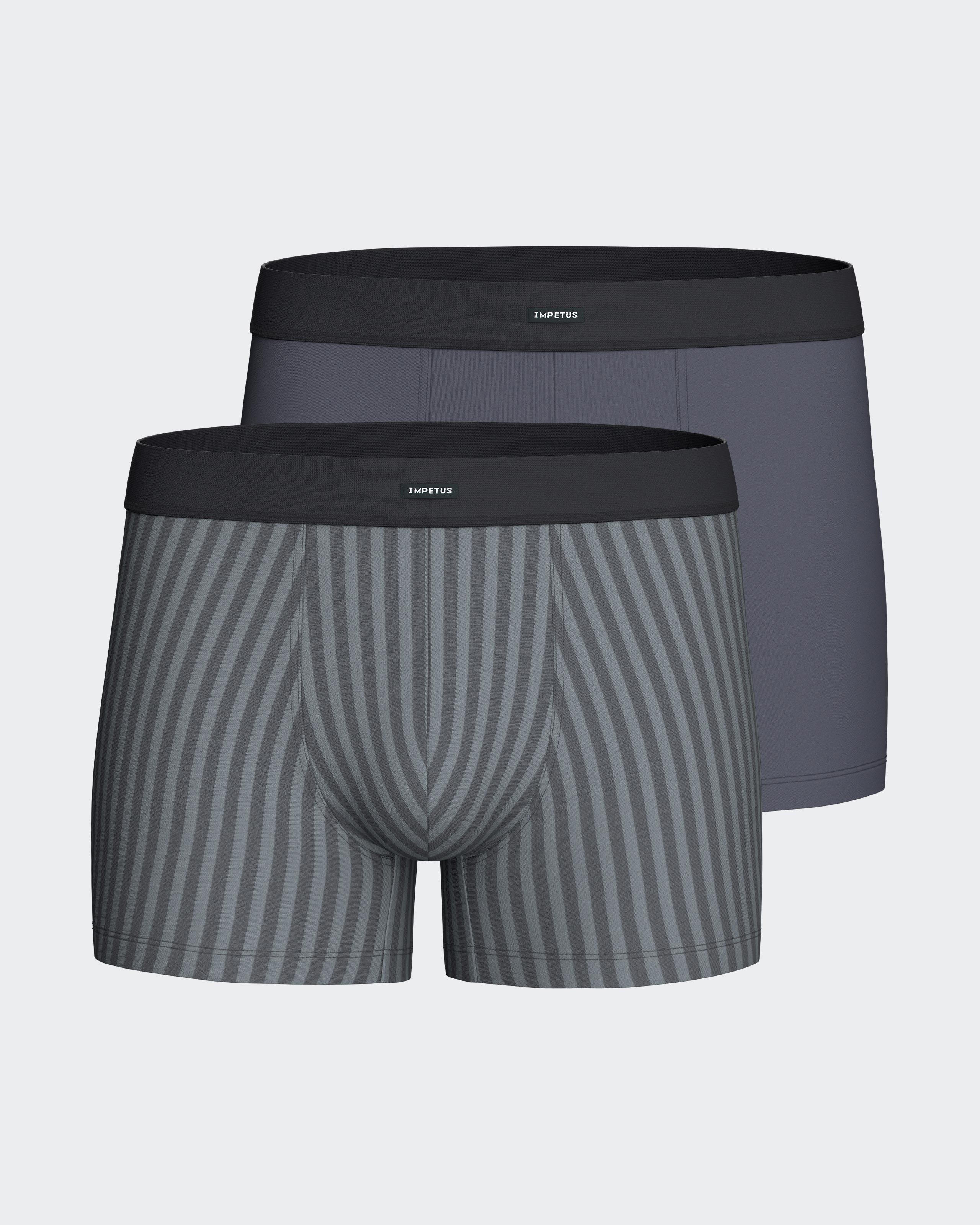 Pack of 2 men's boxers in cotton modal