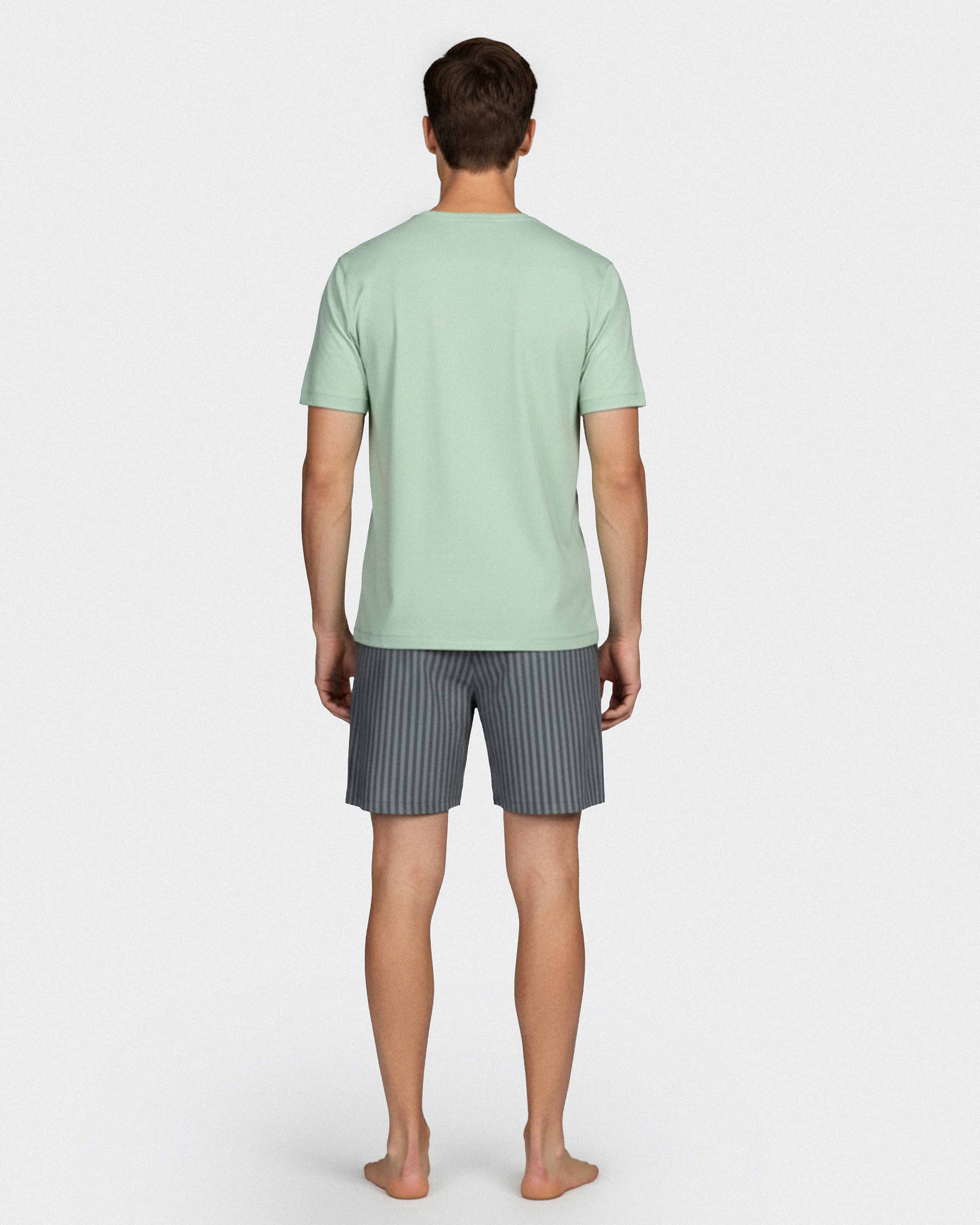 Men's short pyjamas in cotton modal