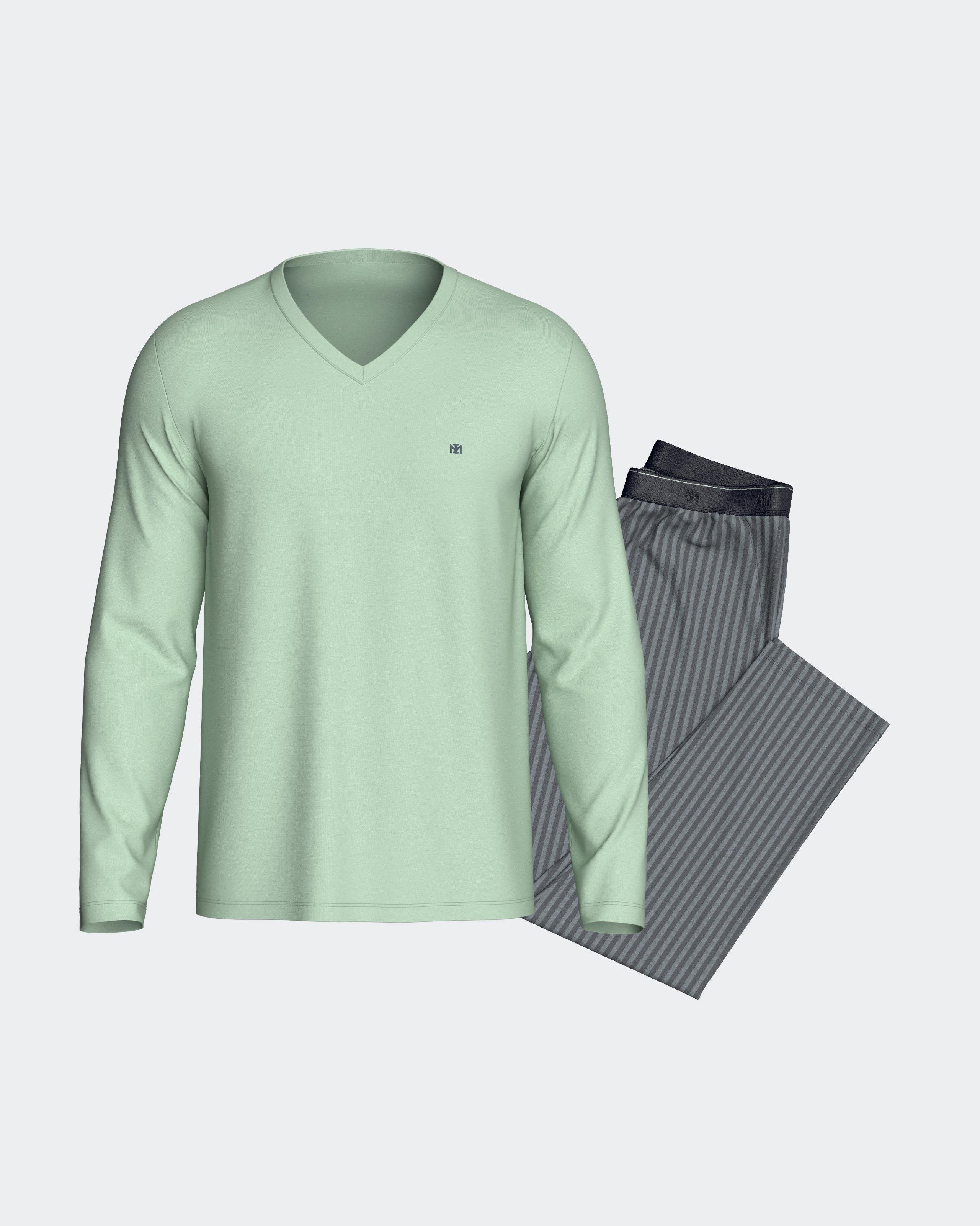 Herren-Pyjama aus Baumwolle und Modal