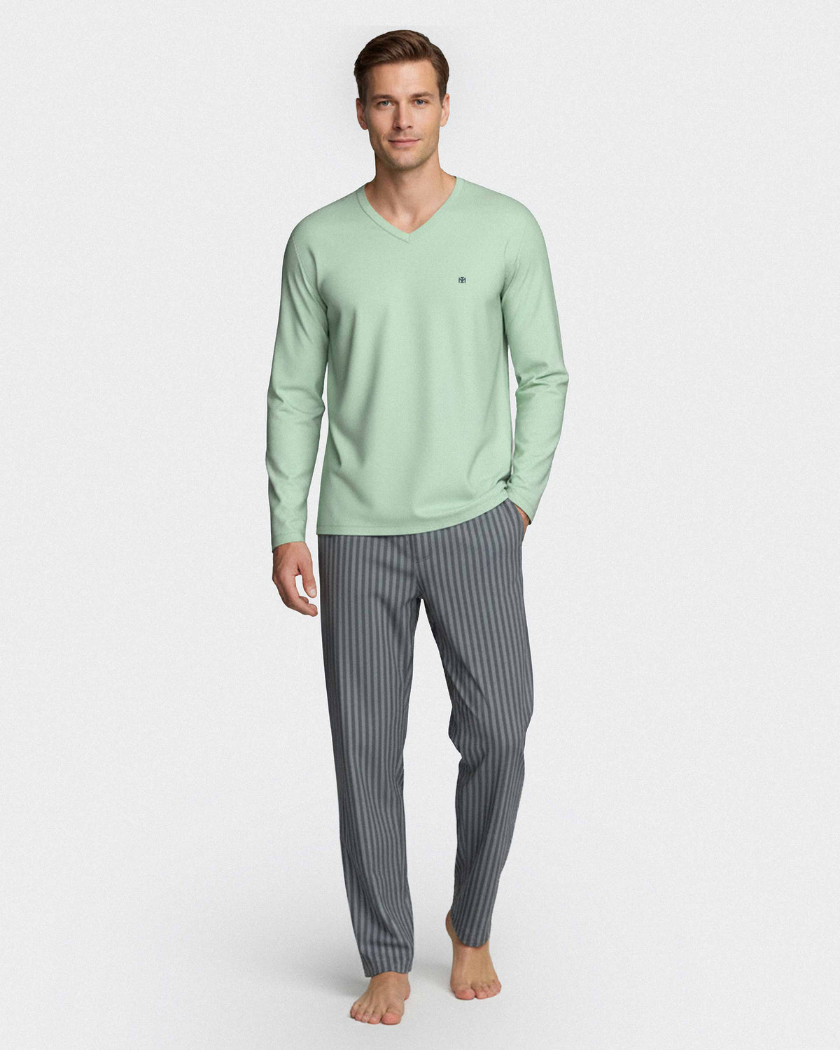 Pyjama de homem em Cotton Modal