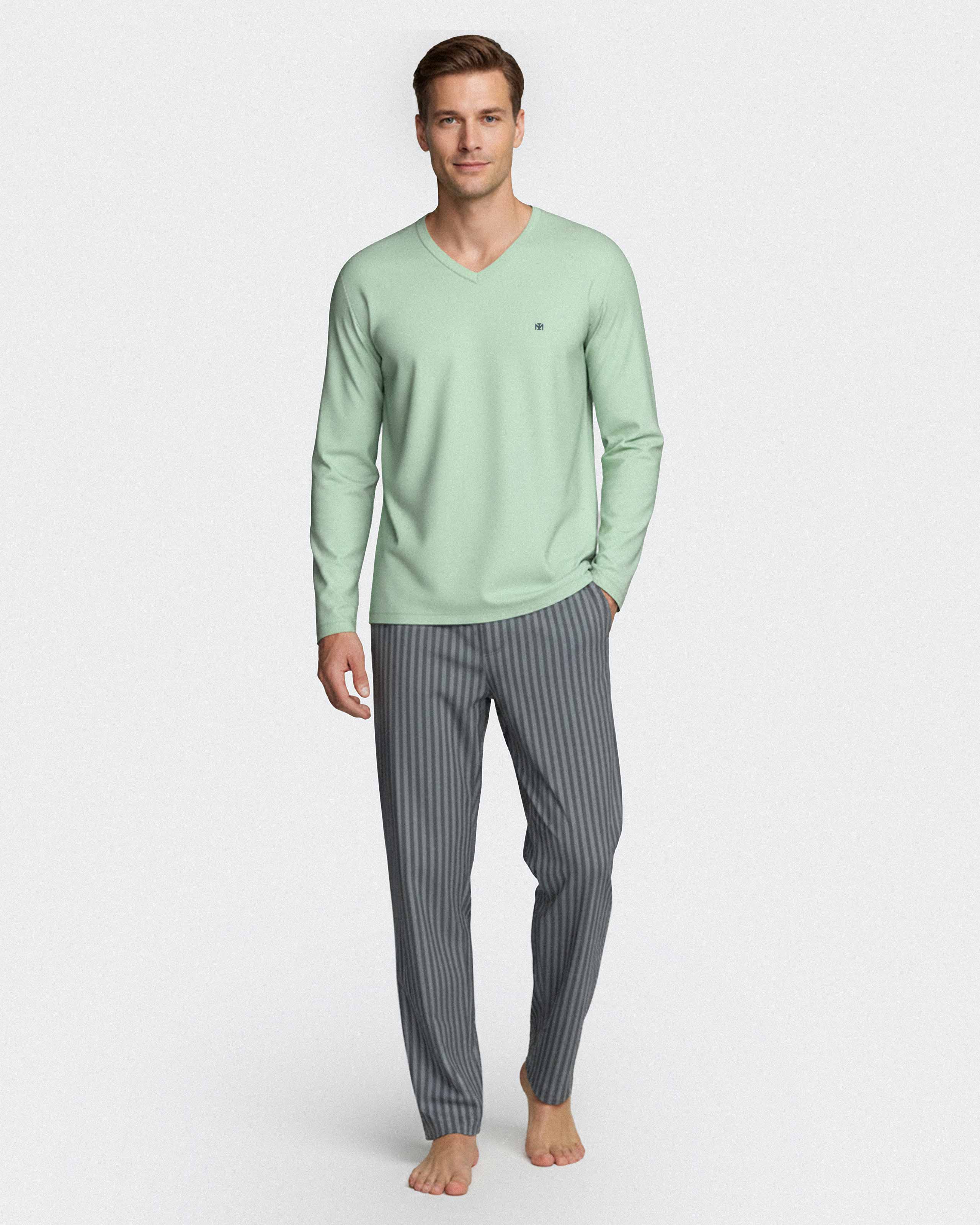 Pyjama de homem em Cotton Modal