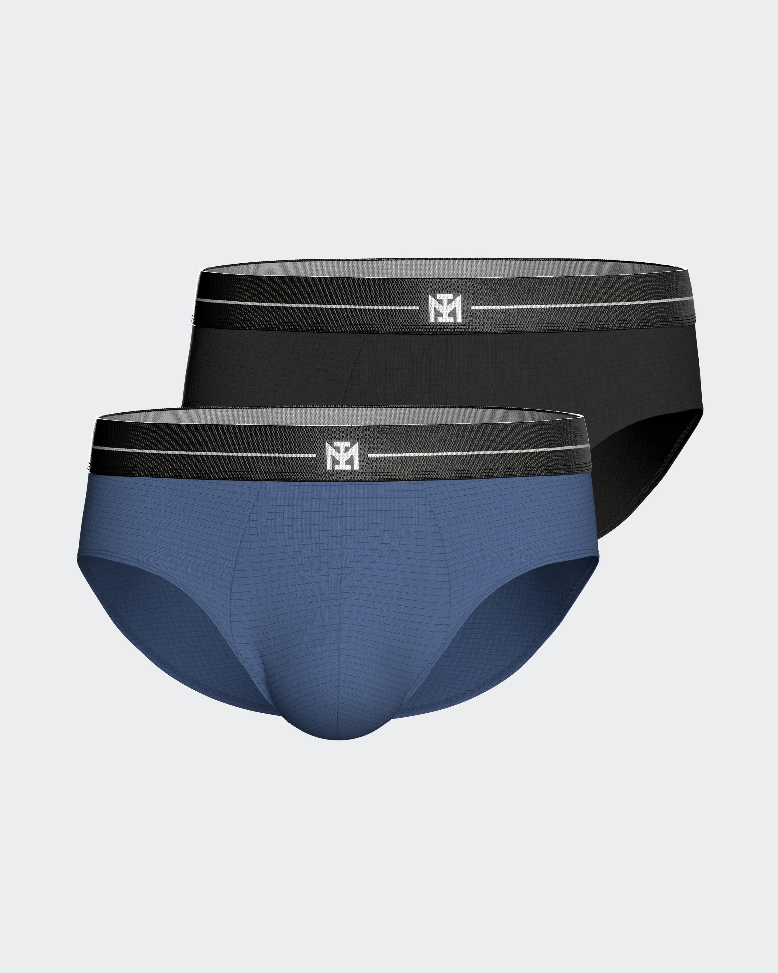 2er-Pack Herren-Slips aus Polyamid
