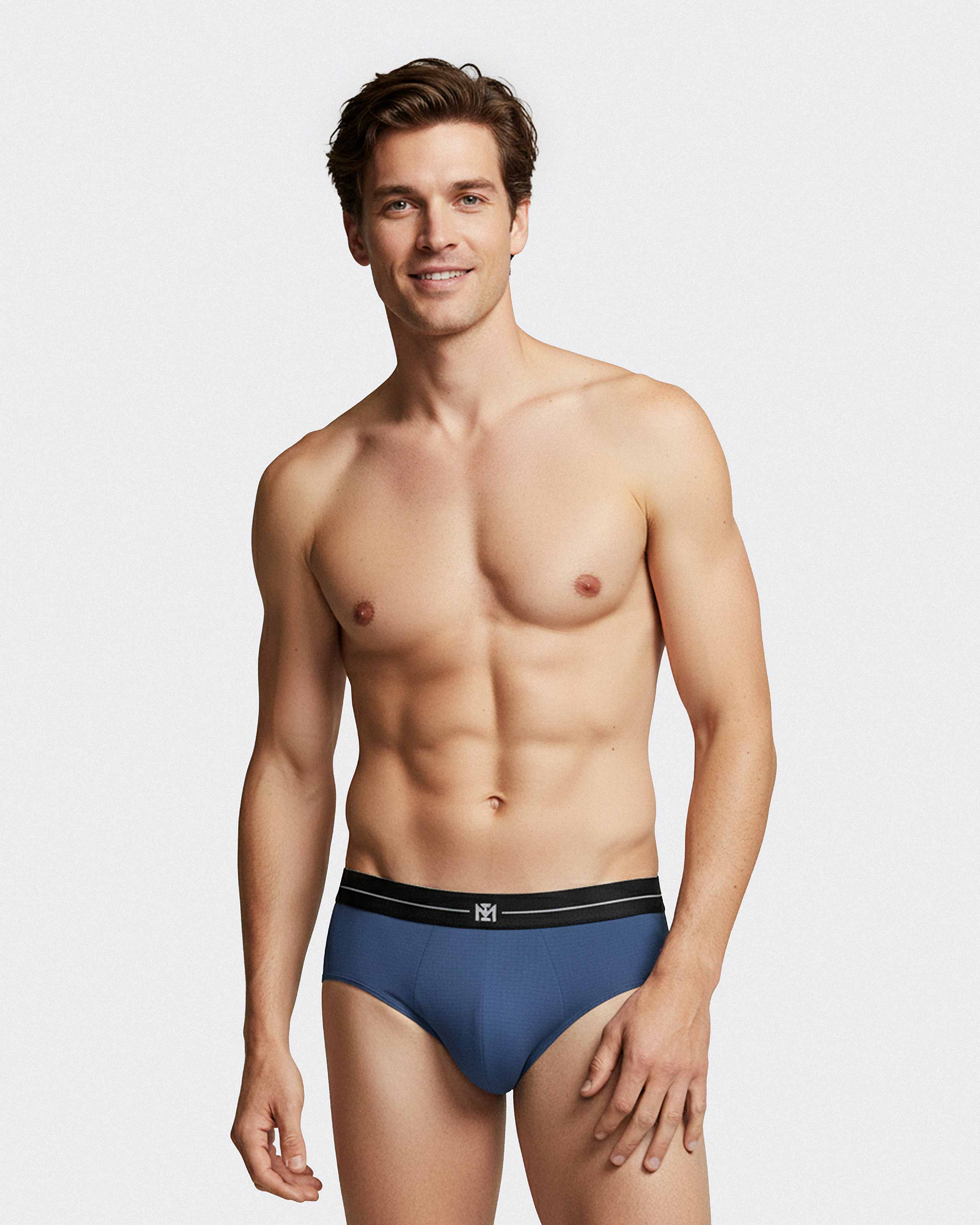 2er-Pack Herren-Slips aus Polyamid