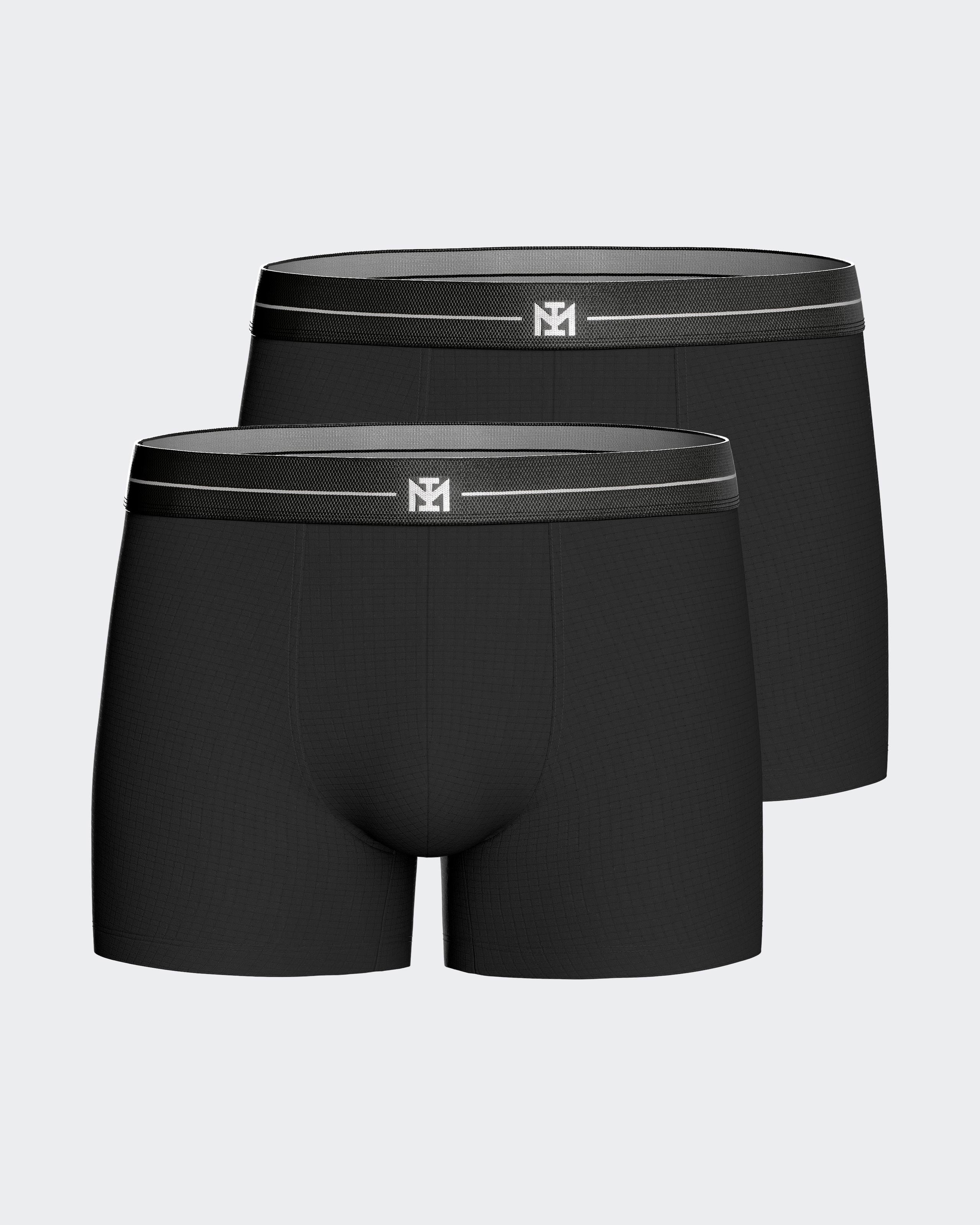 Pack of 2 men's boxers in polyamide