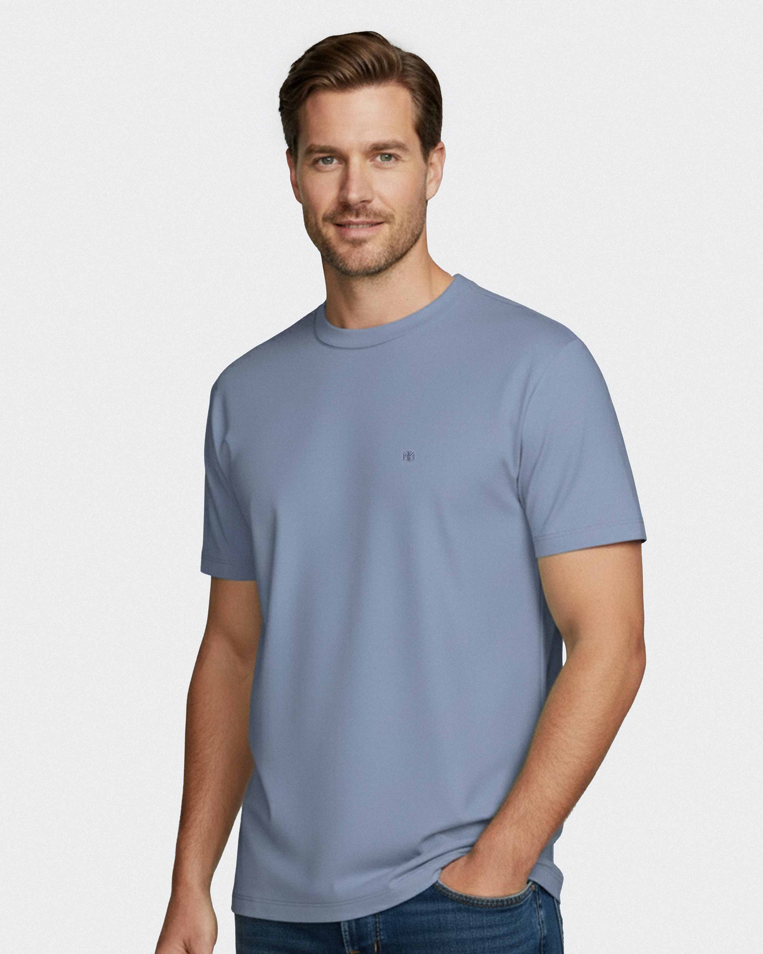 Men's plain T-shirt 100% cotton