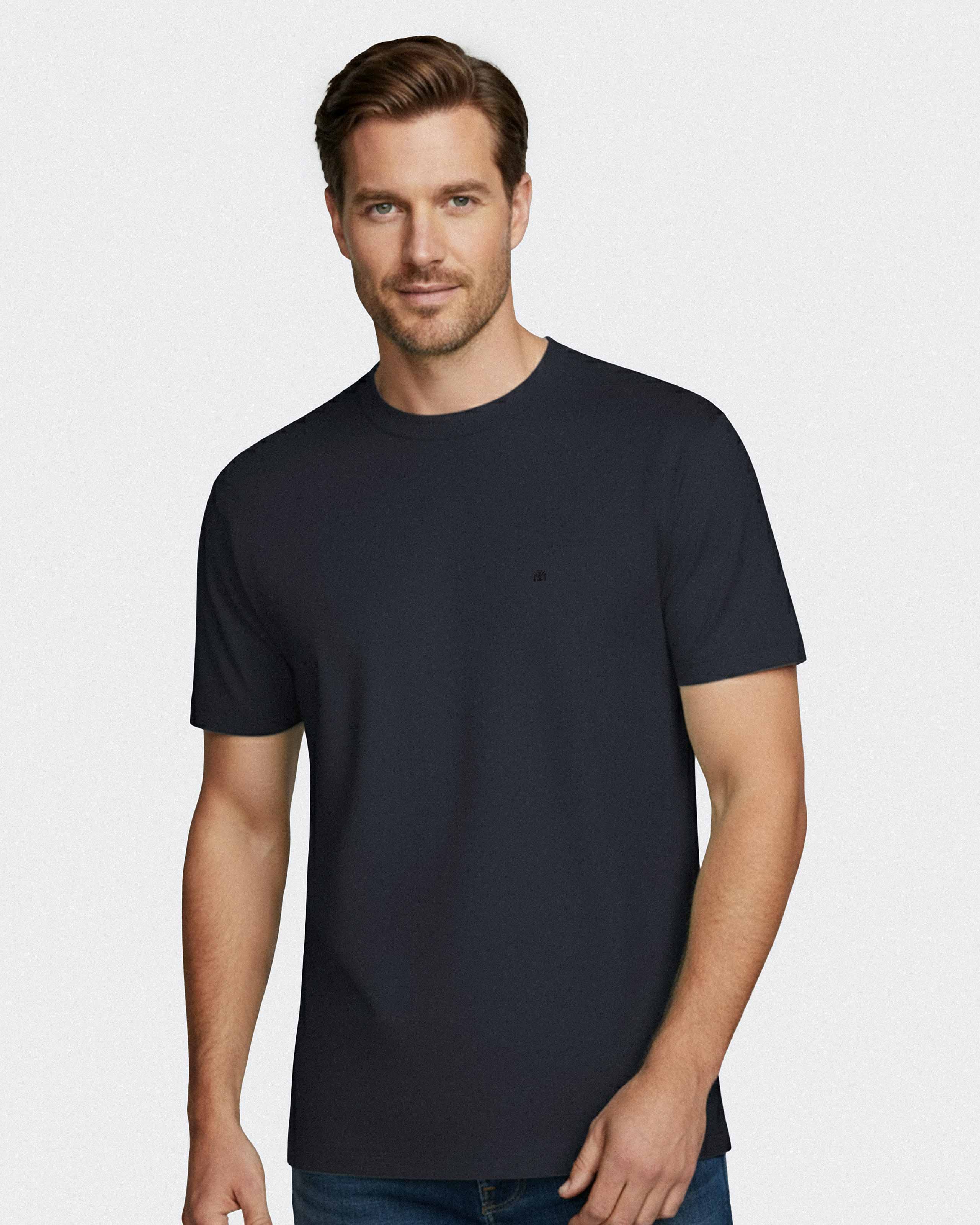 T-shirt uni d'homme 100% Coton