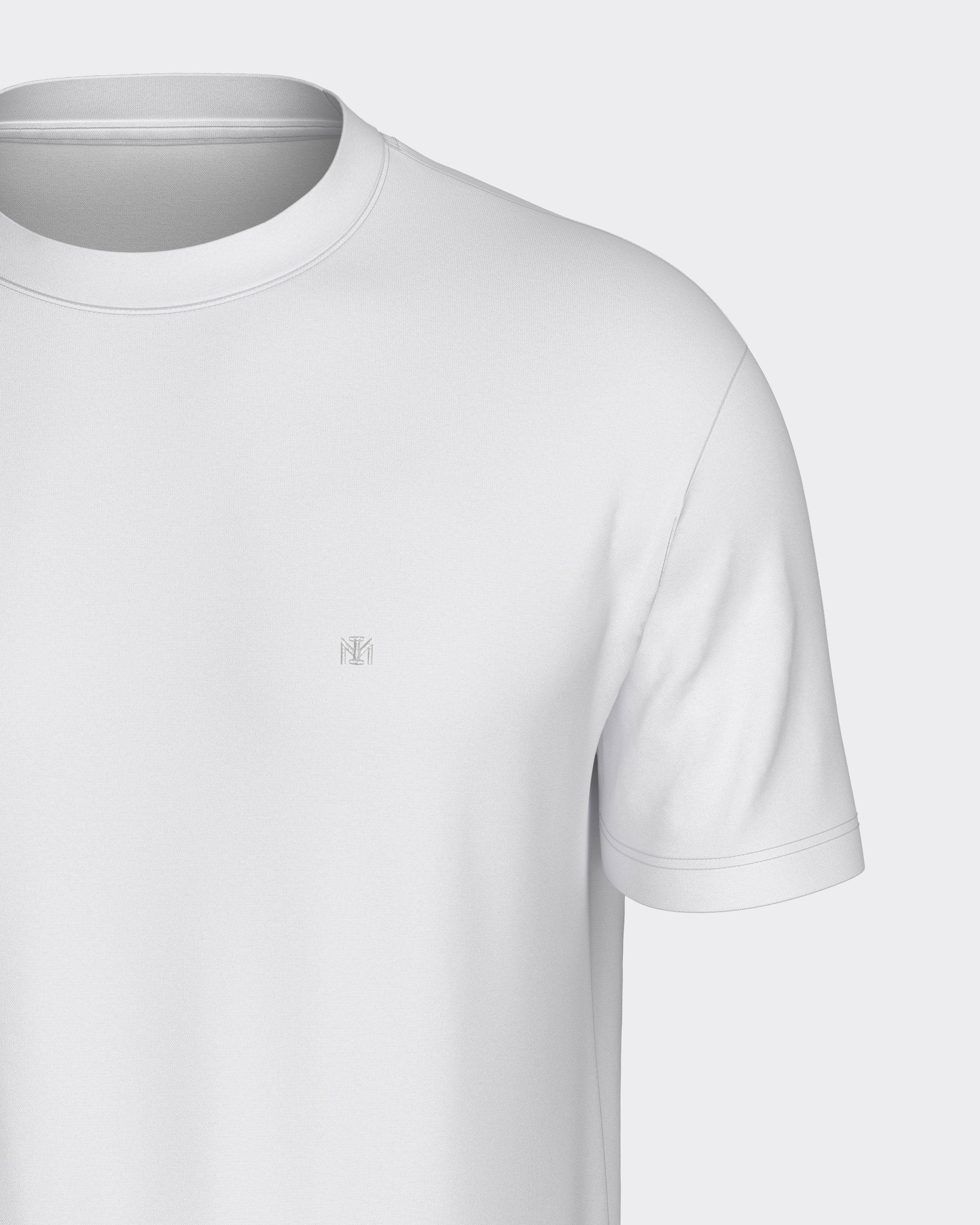 T-shirt uni d'homme 100% Coton